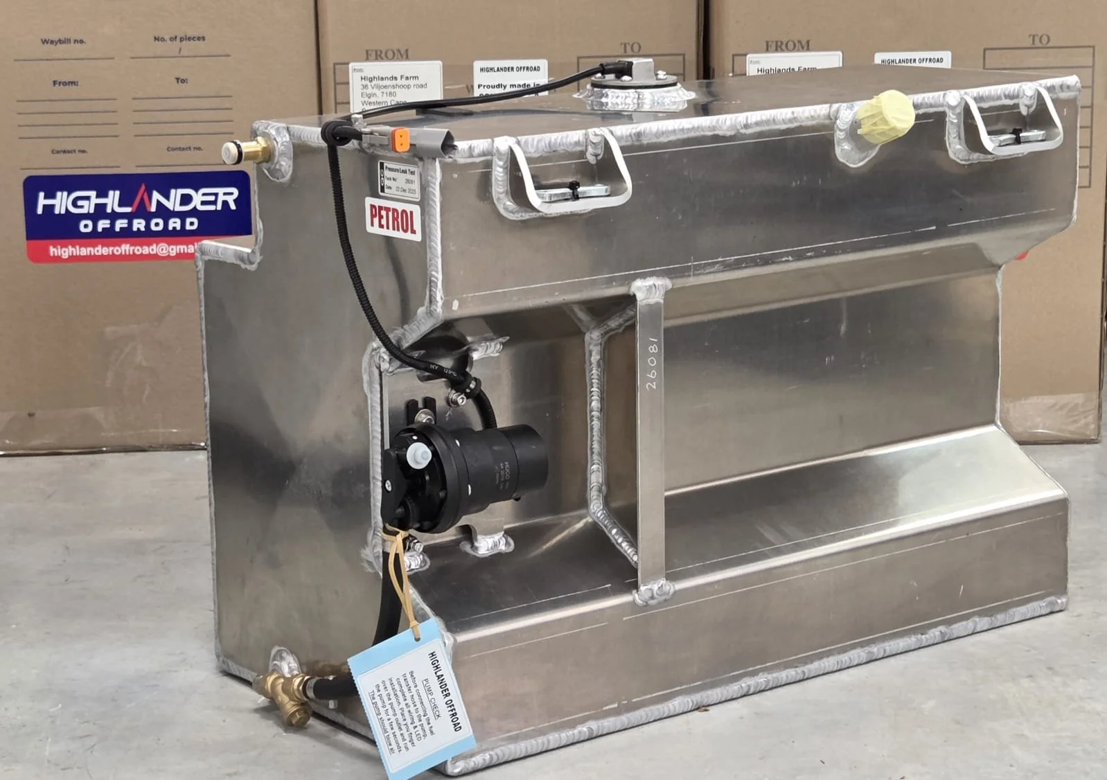 PETROL - 77 litre auxiliary fuel tank for Grenadier Station Wagon - SW77P