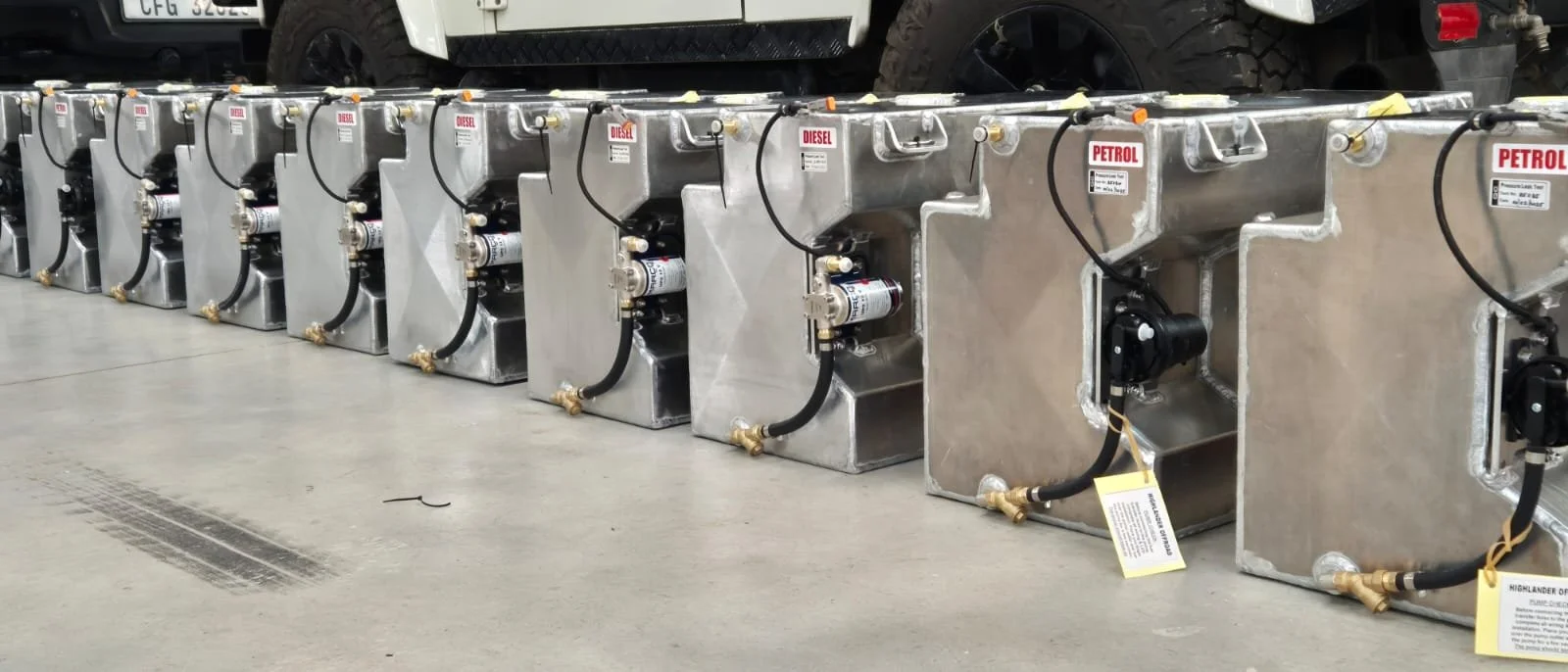 DIESEL 77 litre auxiliary fuel tank for Grenadier Station Wagon - SW77D