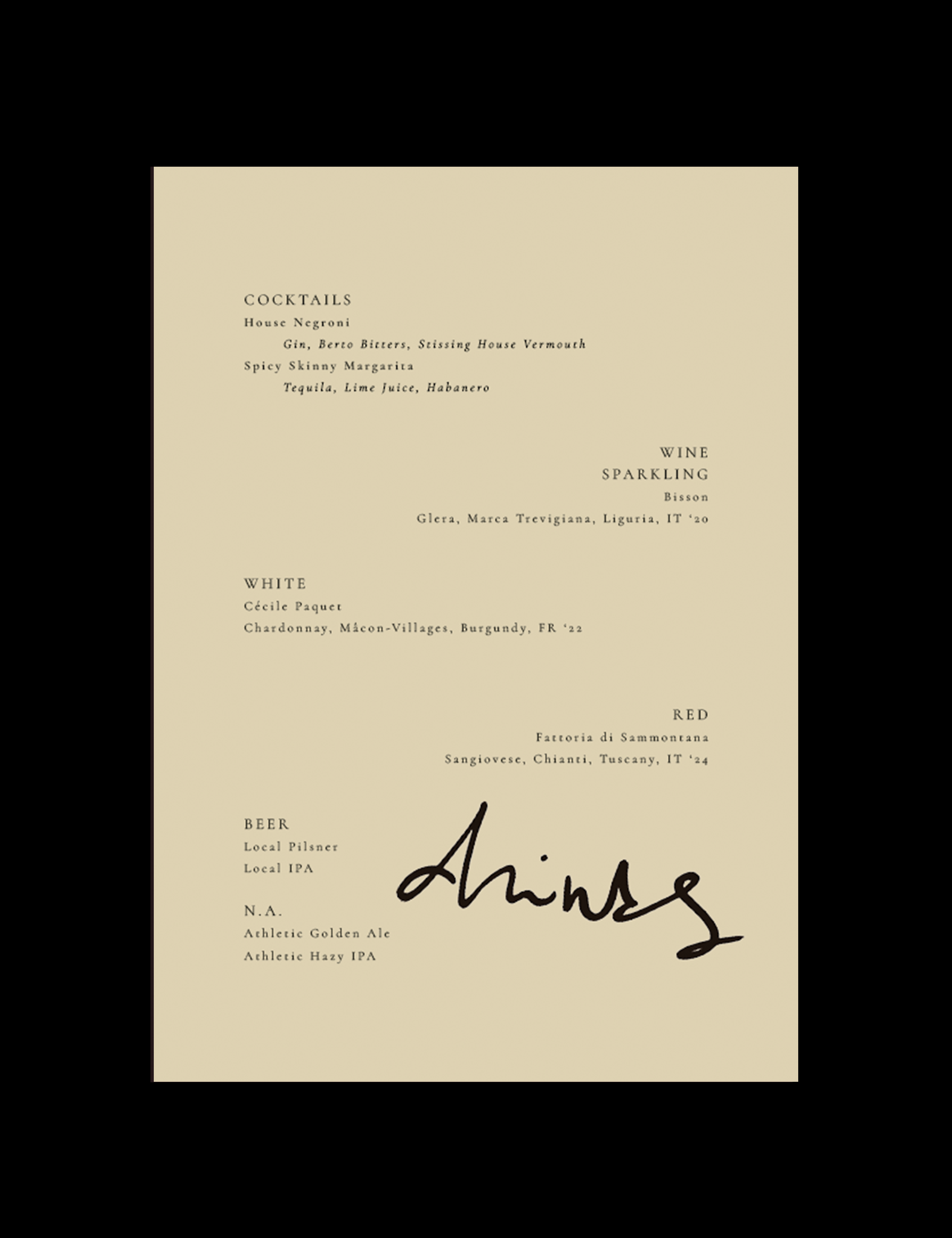 Drinks Menu 02