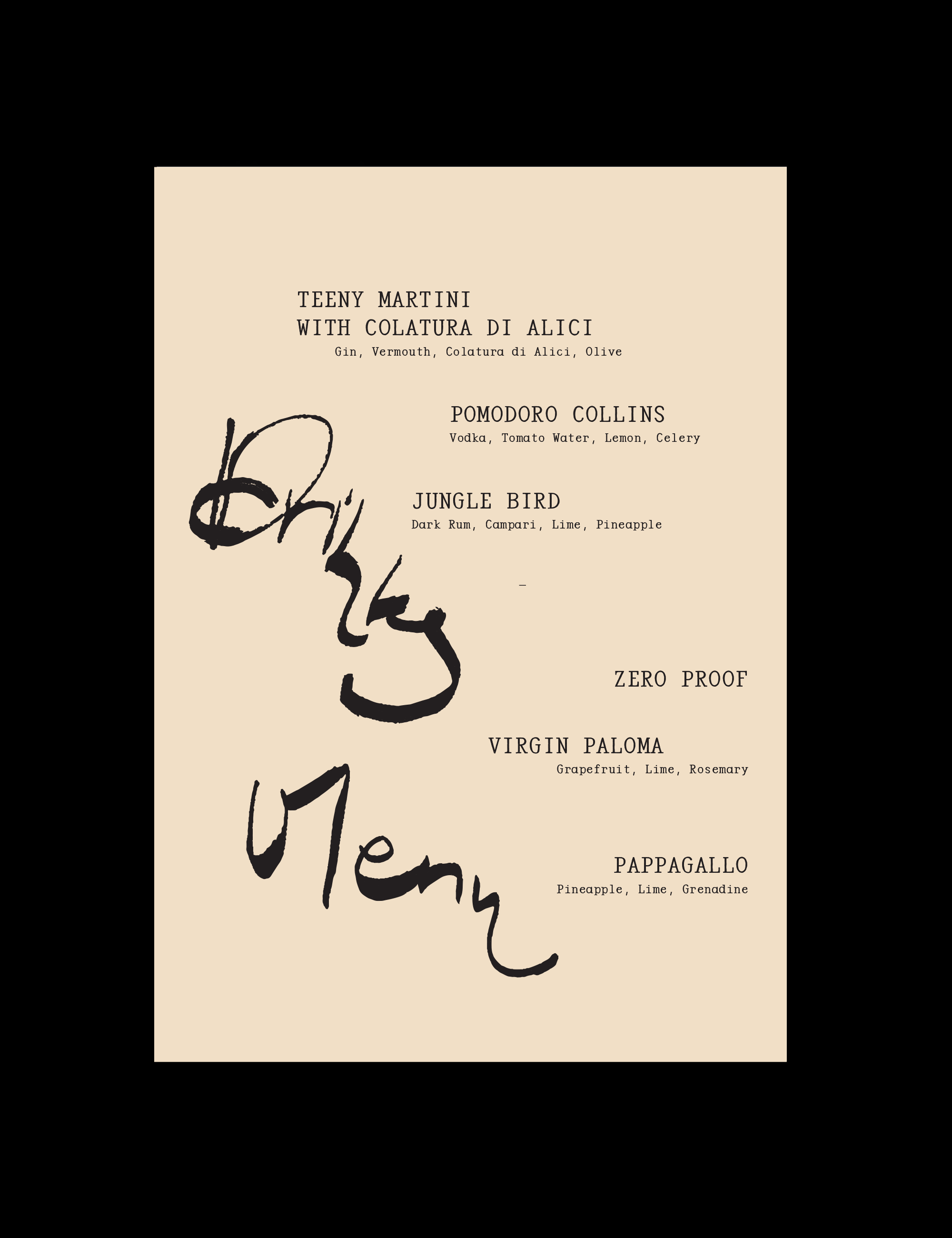 Drinks Menu 01