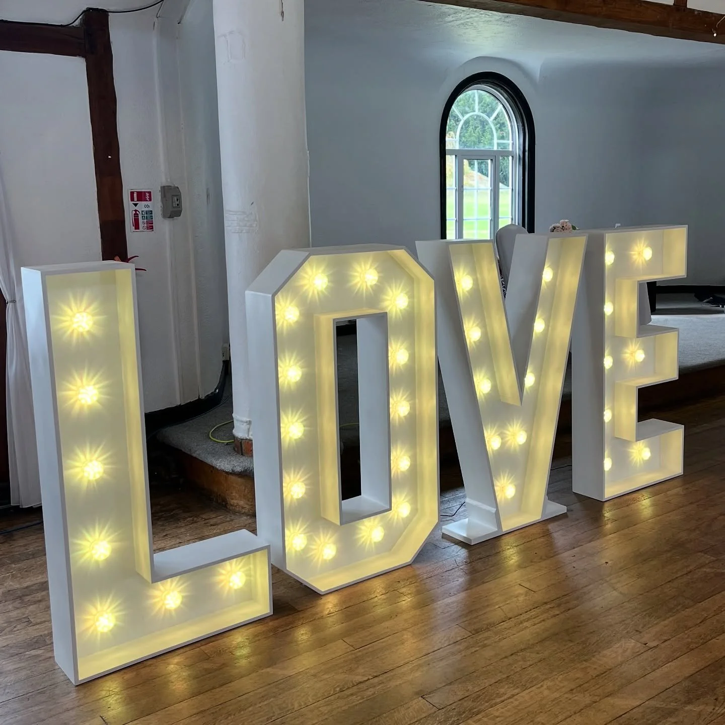 Let us light up your wedding day with our 4ft &ldquo;LOVE&rdquo; 

✨ LED Fairground Cabochon Bulbs
❤️ 12 Colours to choose from
📸 Fabulous photo point for your day

Bookings available for 2026 &amp; 2027 🤍

#love #wedding #event #essex #hire #photo