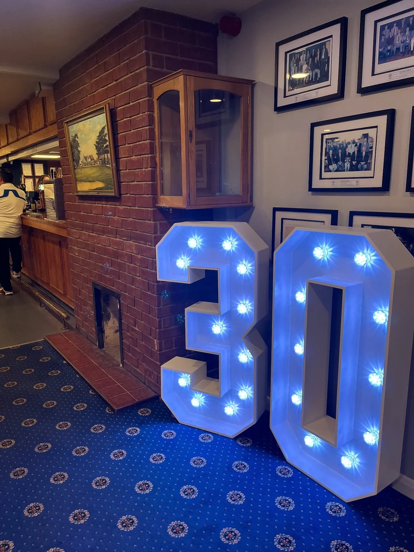 Our LED &lsquo;30&rsquo; set-up from Saturday evening at @rushmeregolfclub The perfect entrance WOW 🤩

Have you got a special occasion coming up and need something to add a wow factor&hellip; why not drop us a message ✨