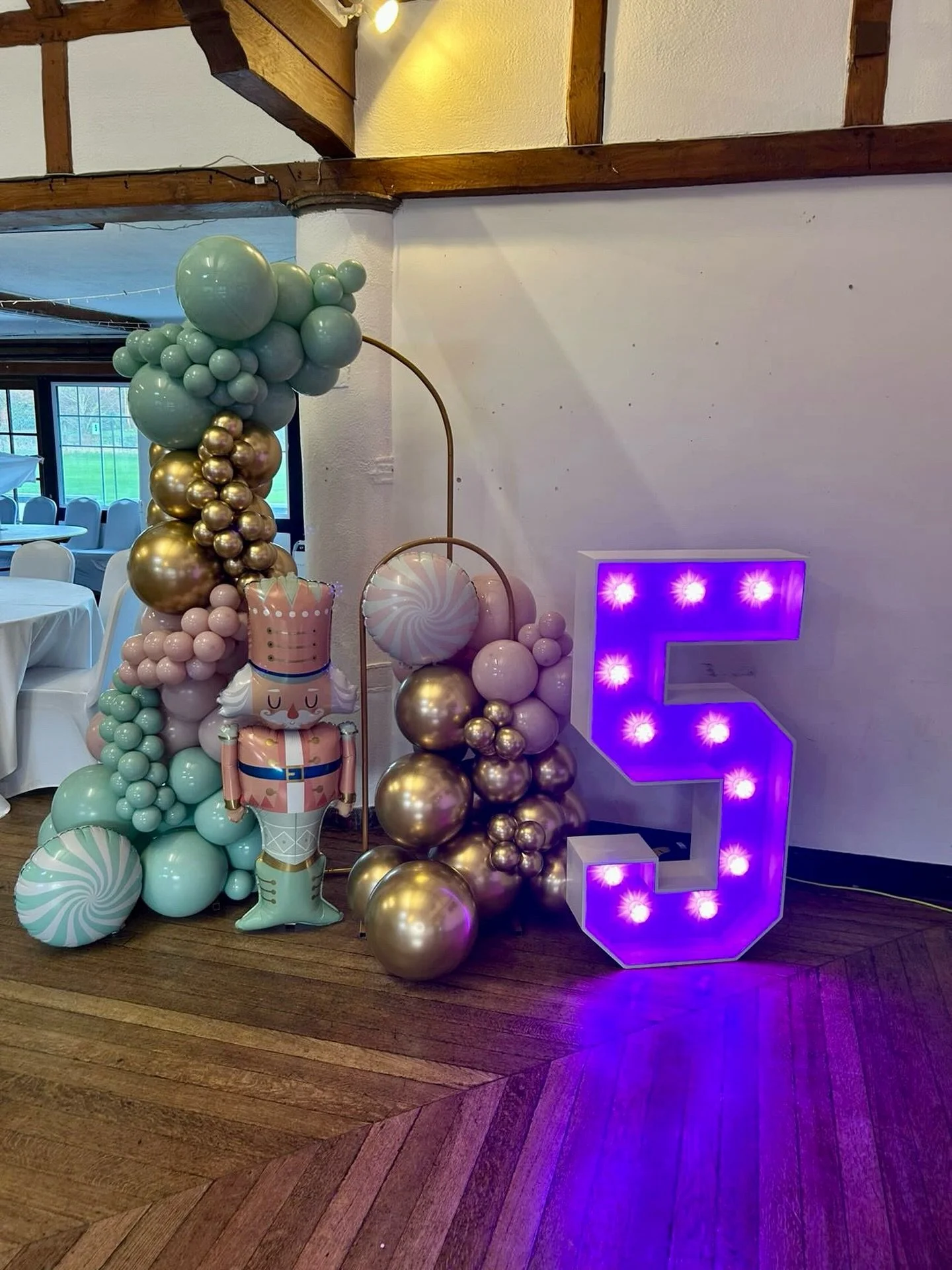 💗 Pretty in pink 💗

A recent birthday @fosltc with our light up &lsquo;5&rsquo; 🤩

🎈 Balloons: @bespokeballoons_byamy