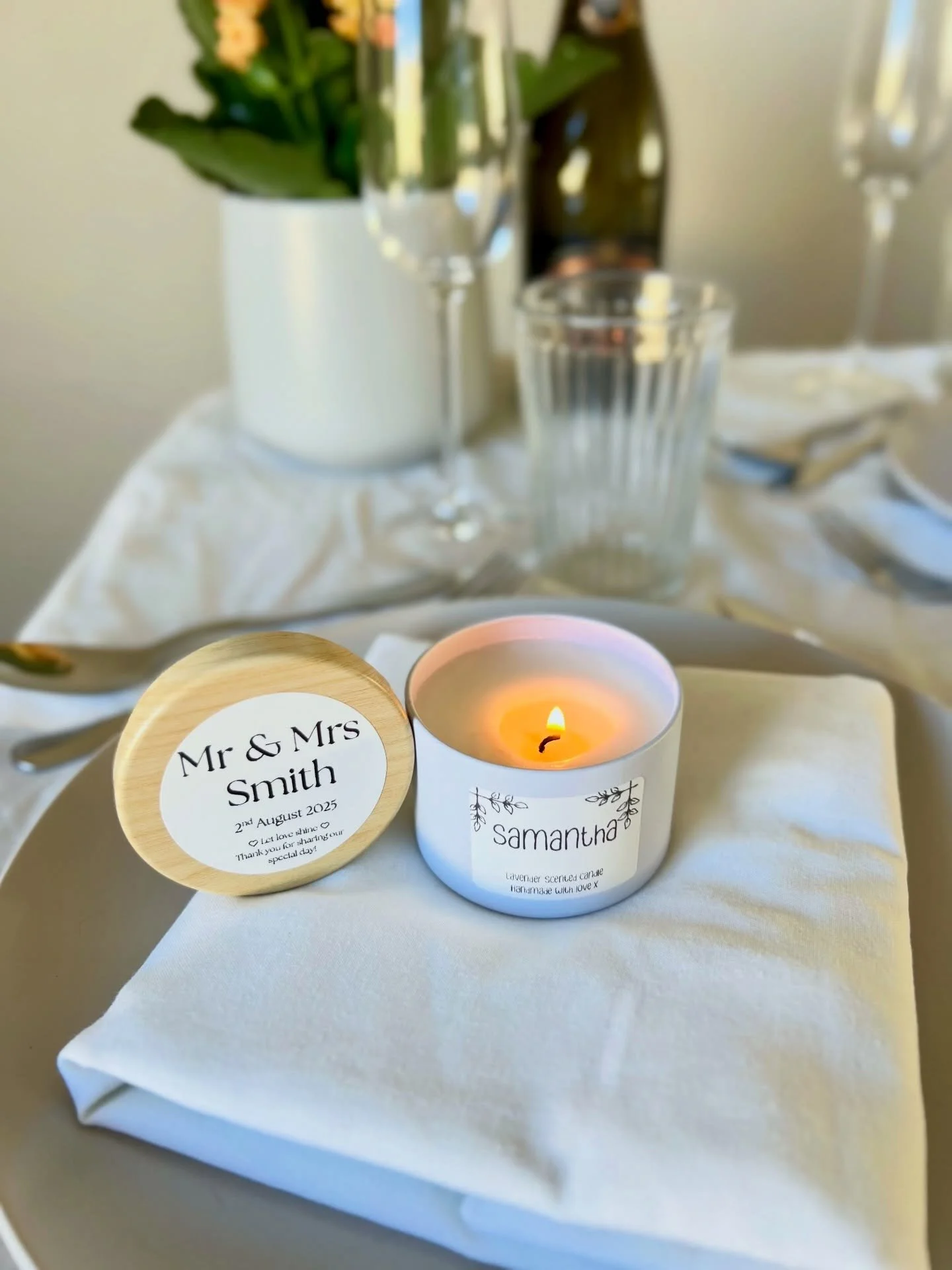 ✨ The Candle Card ✨

Are you getting married in 2026?
Eevate your table setting with The Candle Card &mdash; a beautifully crafted candle that doubles as a name card and wedding favour.

And why not add the &ldquo;Sweet Card&rdquo; for those with a s