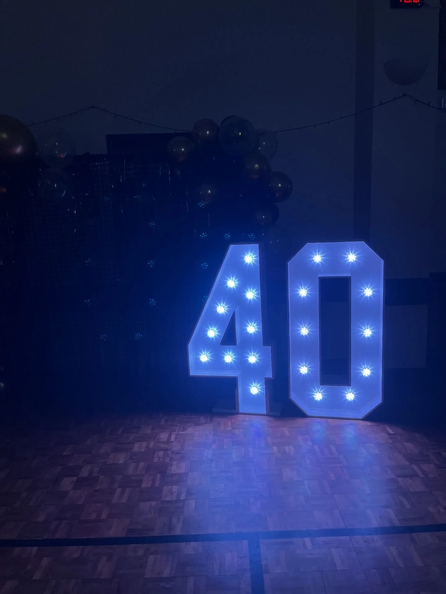 It was another busy weekend for us, this time at Copdock Village Hall for &lsquo;A&rsquo;s&rsquo; 40th birthday! 🥳

We hope you had a fabulous night 🤩

#event #decor #party #familybusiness #lightupnumbers
