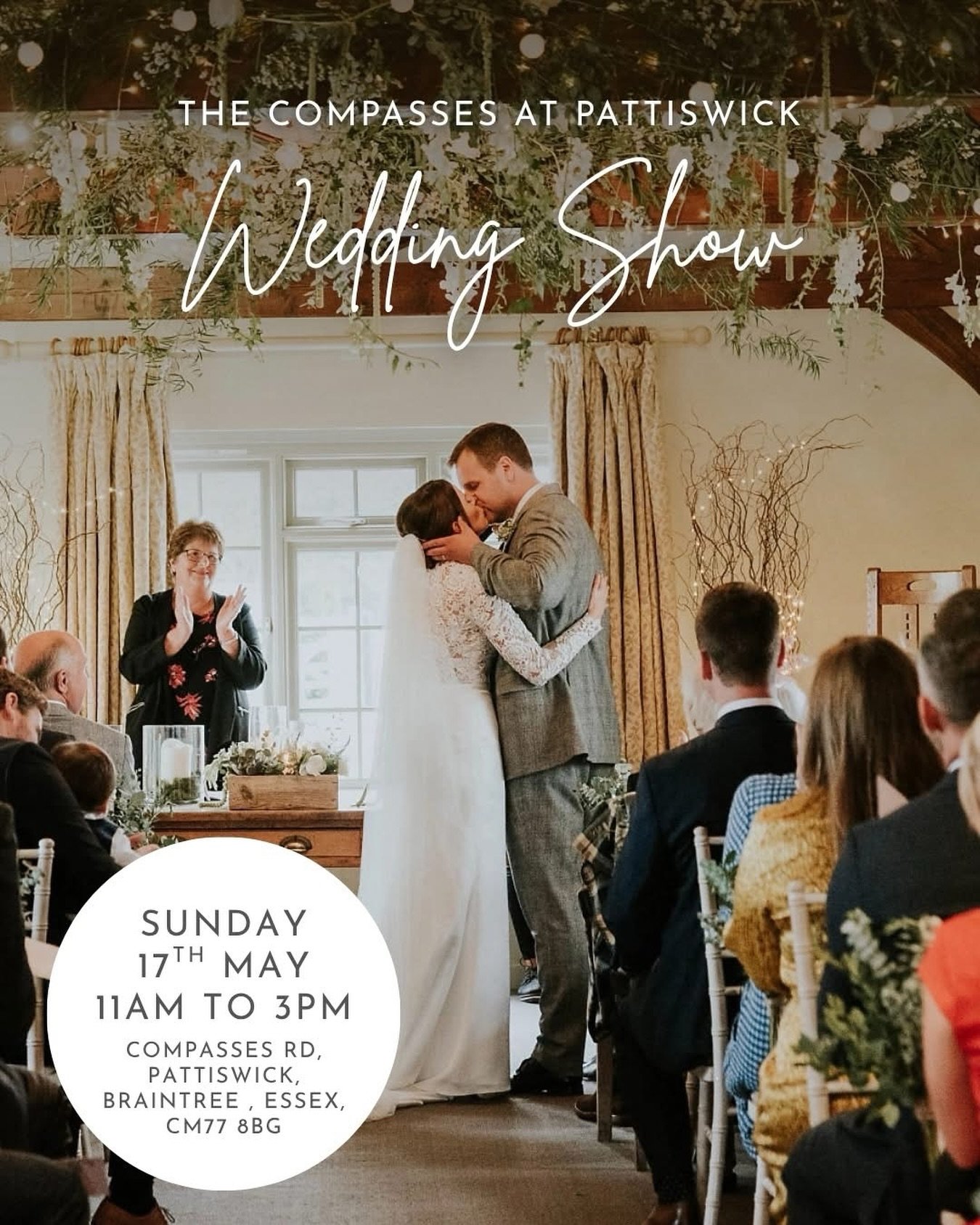 We&rsquo;re excited to be back at @compassespattiswick this Sunday for their Wedding Show with @maineventweddingshows 🥂

We&rsquo;ll be with some other fabulous suppliers including @djbuzby 🎼

If you&rsquo;re in the area, why not pop down and take 