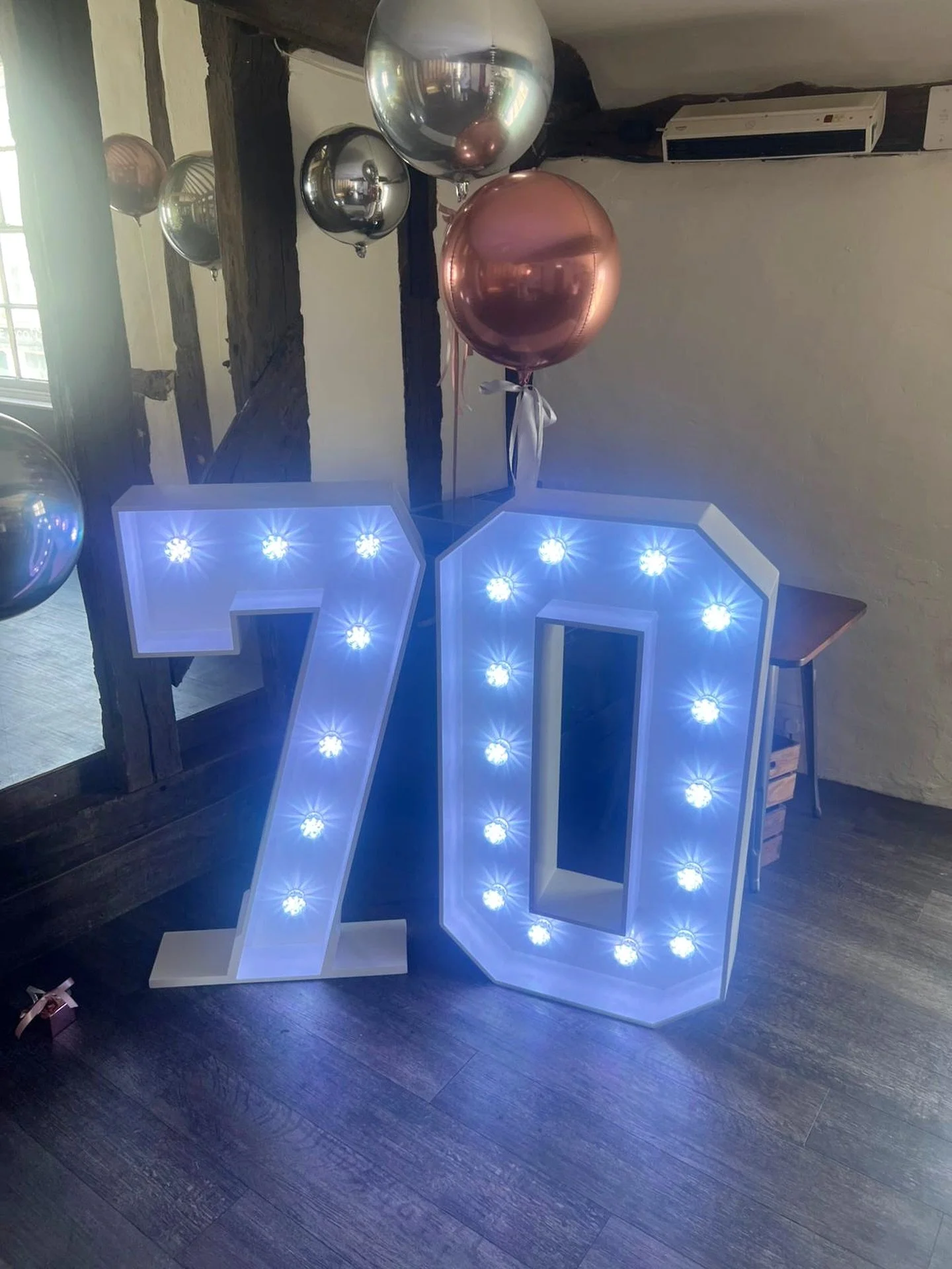 A fabulous set-up for a surprise 70th Birthday on Saturday at @hadleighfork 

We hope you had a great evening! 🥳
