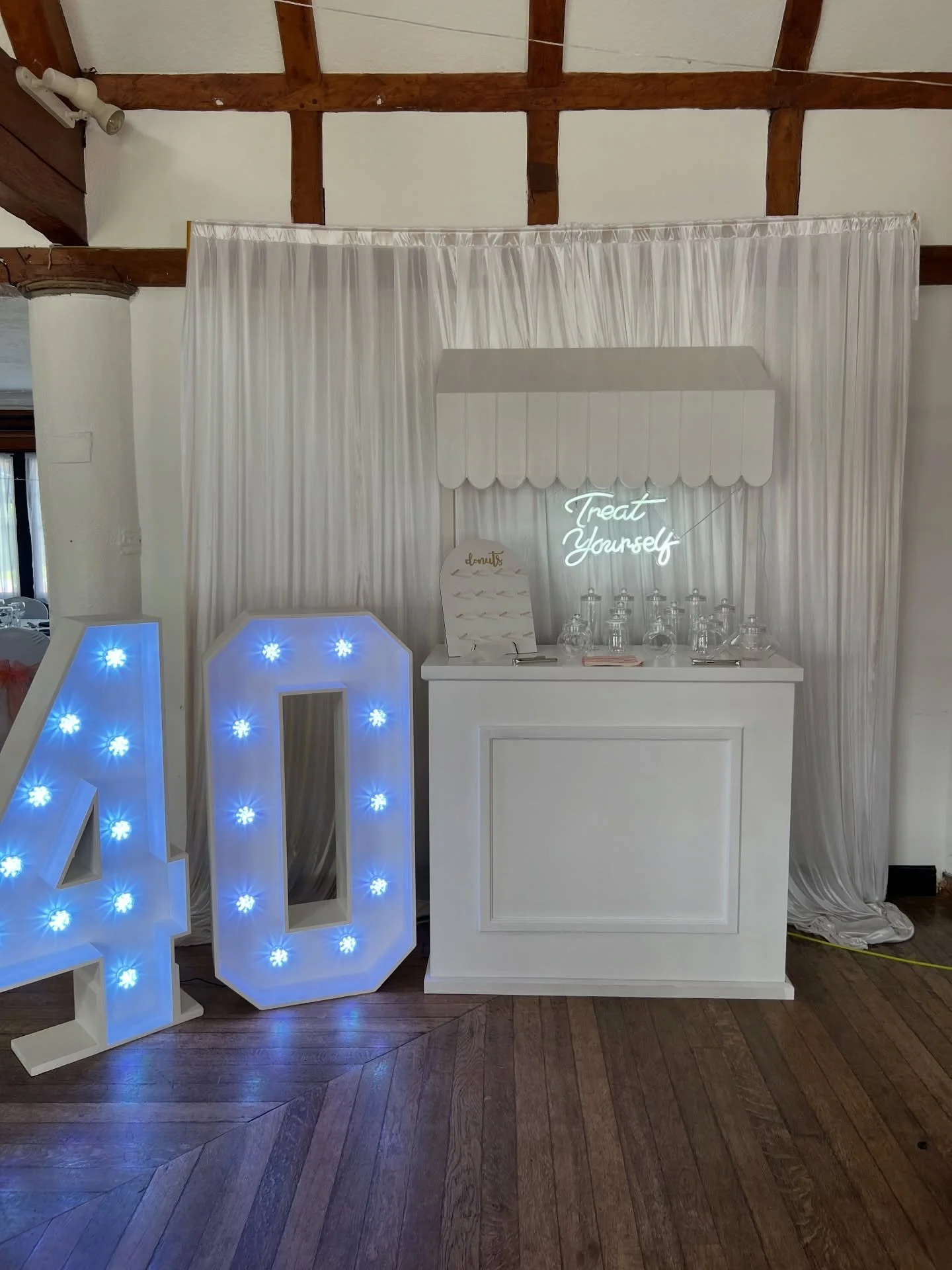 And here&rsquo;s our latest package in the collection! 🤩

Any 2 x 4ft LED numbers with our Sweet Stall on dry hire from &pound;130 🥳

Upgrades to fully loaded and additional numbers/letters available 

DM to check availability for 2026, 2027 &amp; 
