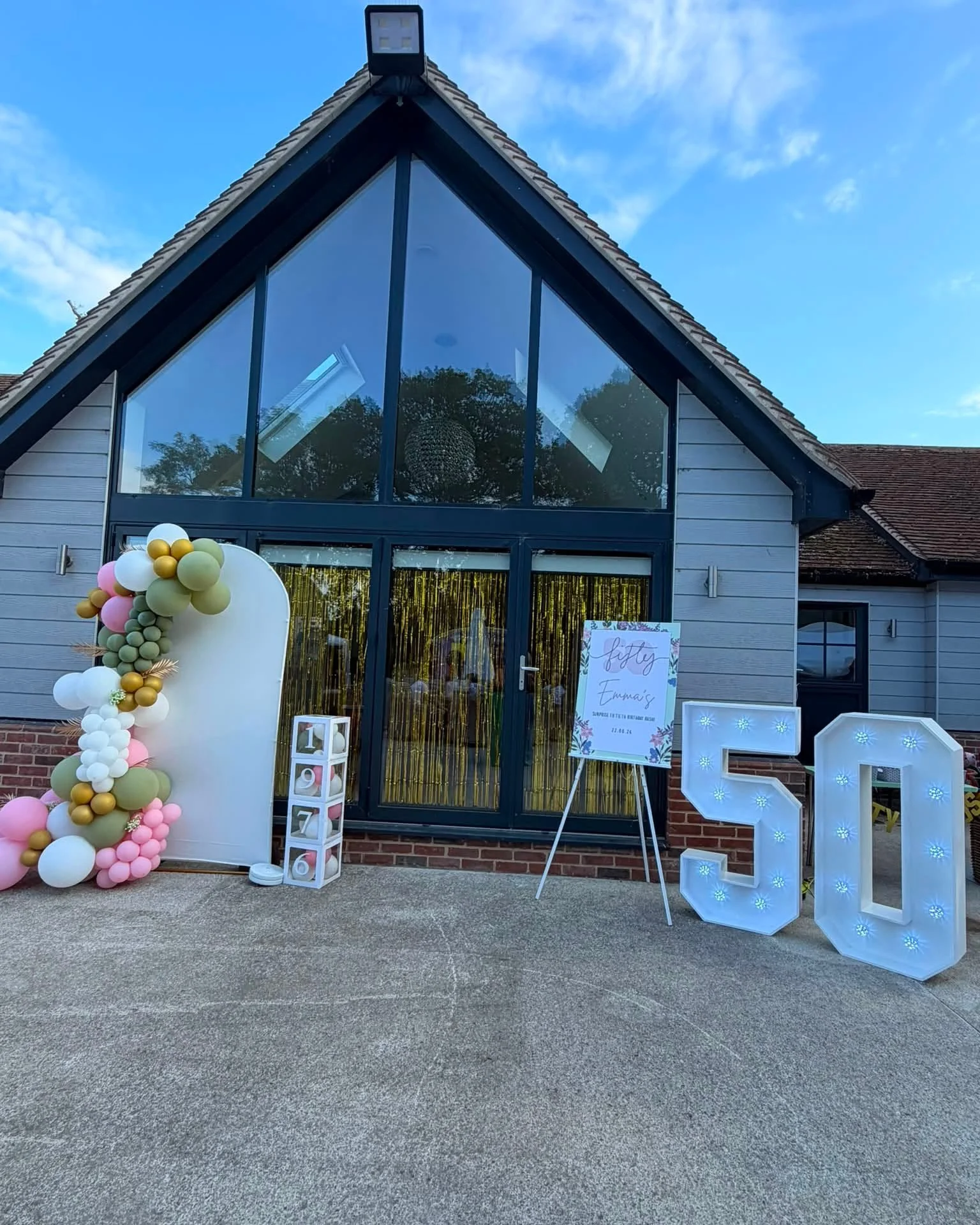 On Saturday, we had the pleasure of helping Jess celebrate her Mum&rsquo;s surprise 50th birthday by providing our 4FT LED &lsquo;50&rsquo; to add the perfect finishing touch to their party! 🥳✨

Thank you so much for choosing us for your fabulous ce