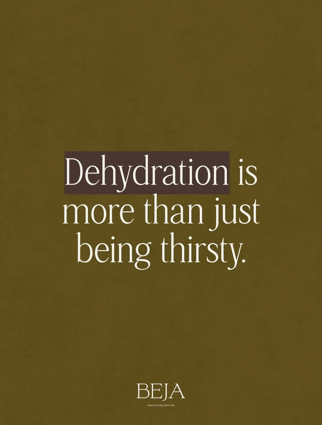 Hydration is one of those things we think we understand&hellip; until we take a closer look. 👀 

There isn&rsquo;t one amount of water that works for everyone. Your hydration needs change depending on your level of  activity, environment and overall