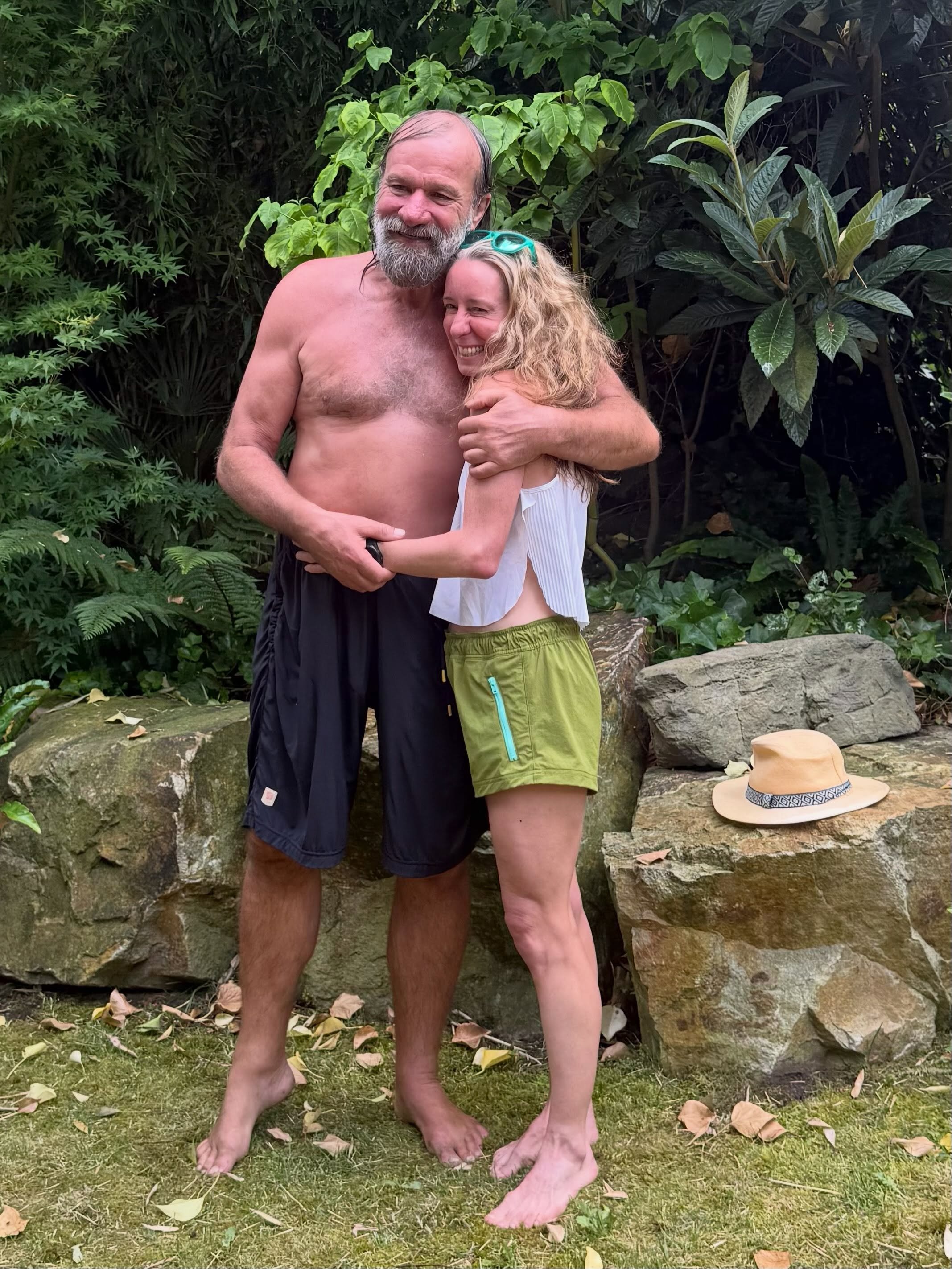 Claire Beyond Running with Wim Hof