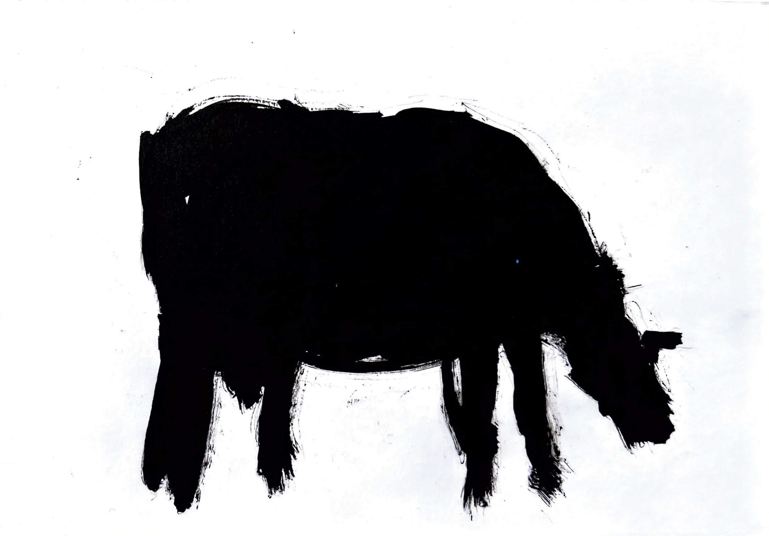 Sem título, tinta da china s/papel, 29,7 cm x 42 cm