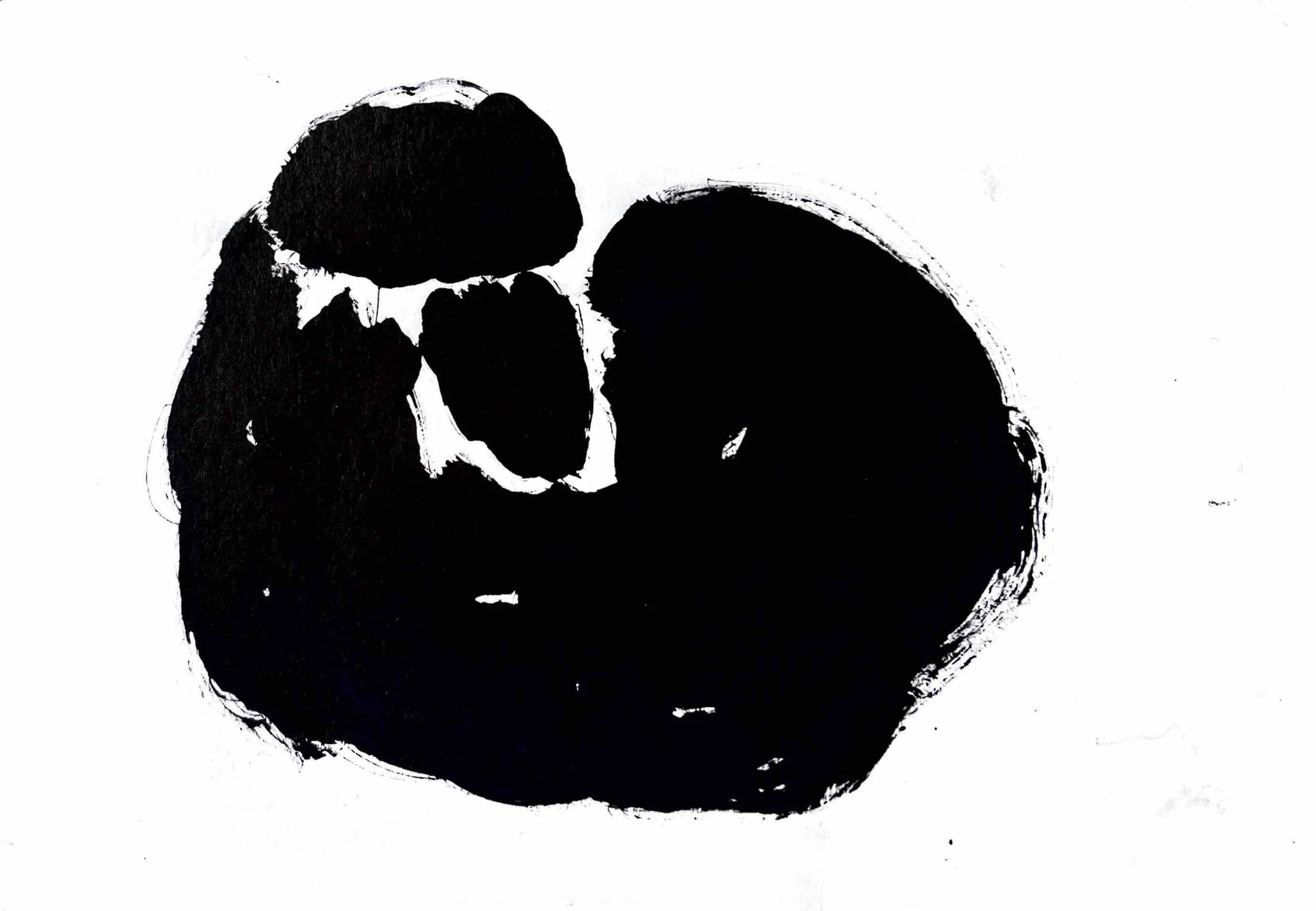 Sem título, tinta da china s/papel, 29,7 cm x 42 cm