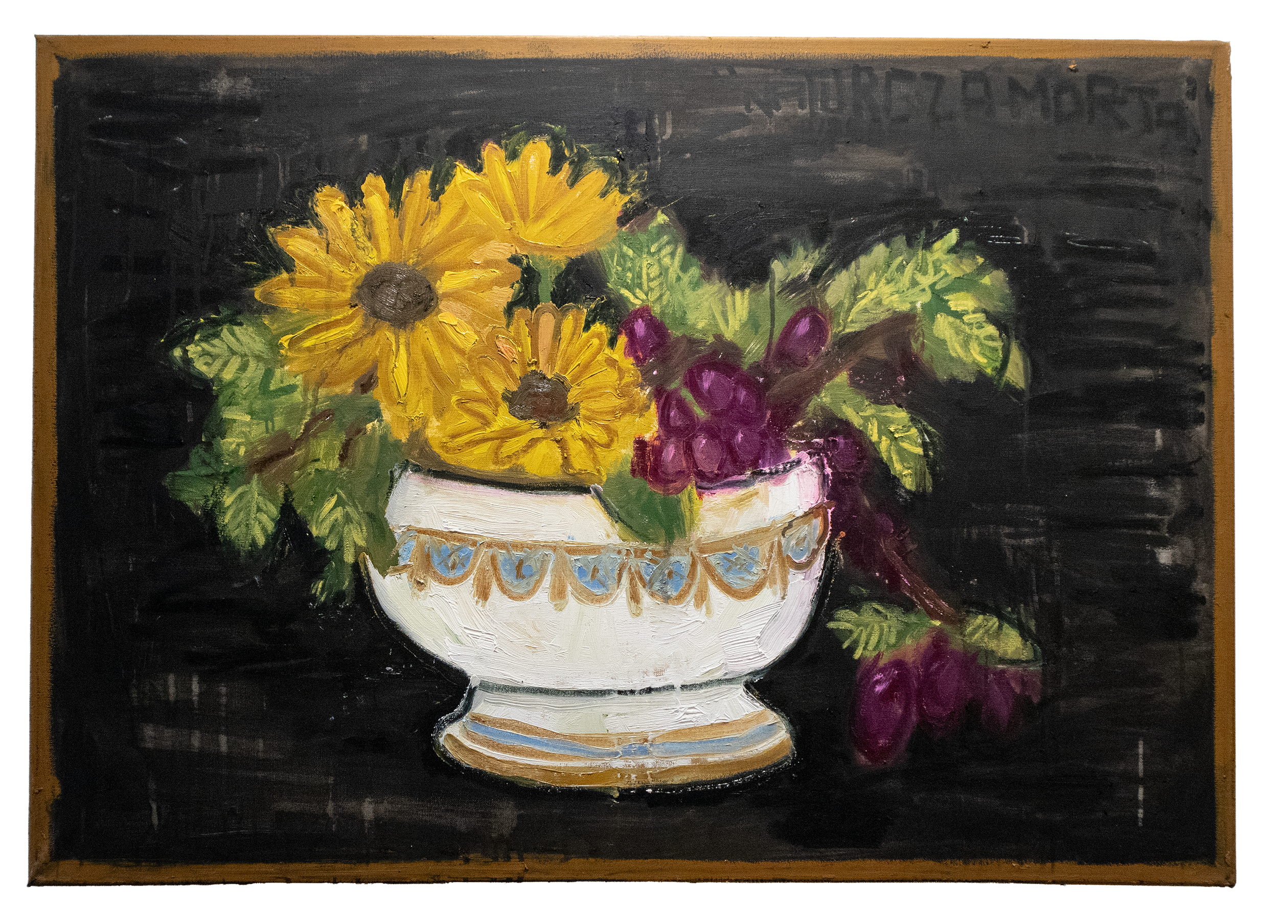 Natureza morta, óleo s/tela, 100 cm x 70 cm