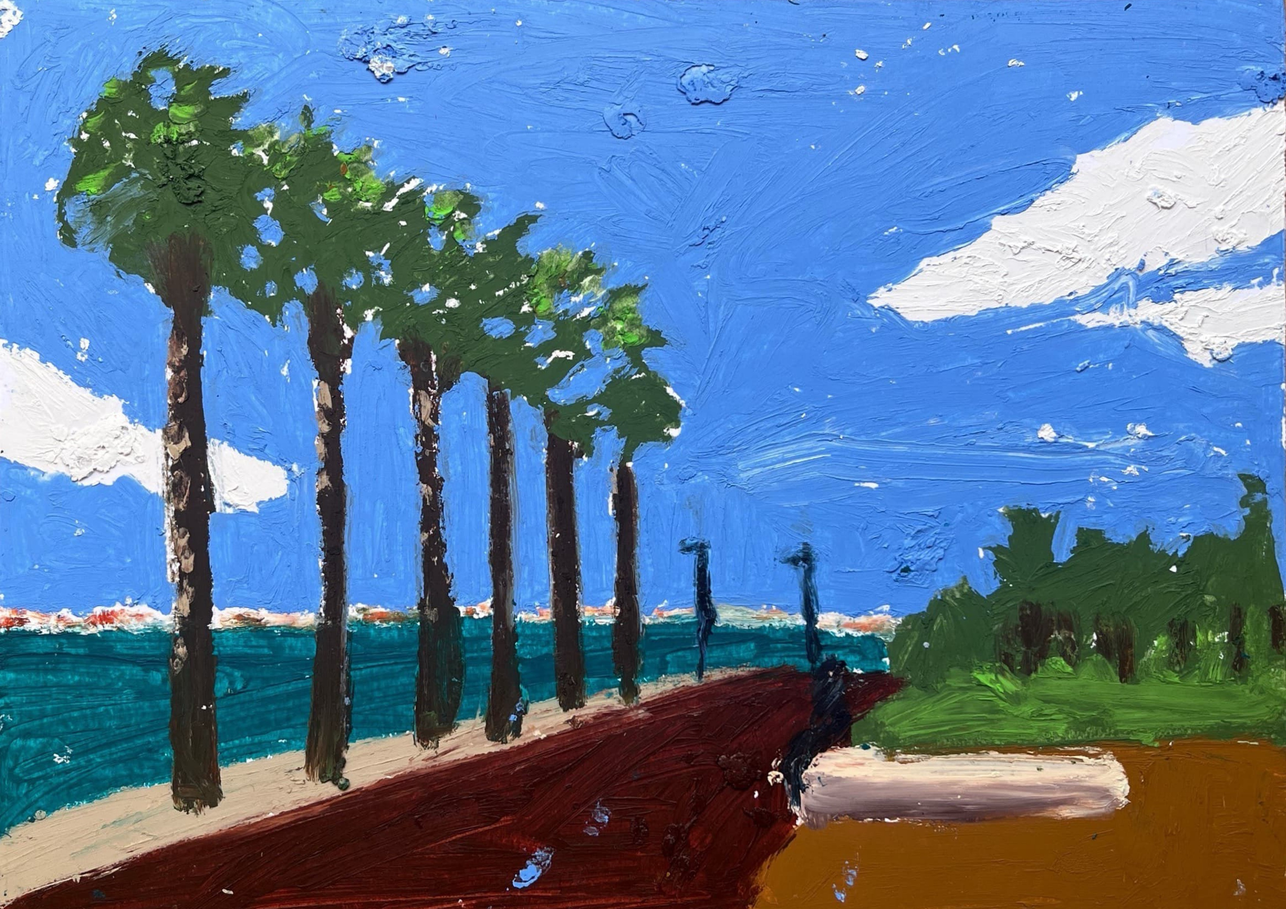 Sem título, óleo s/papel, 29,7 cm x 42 cm