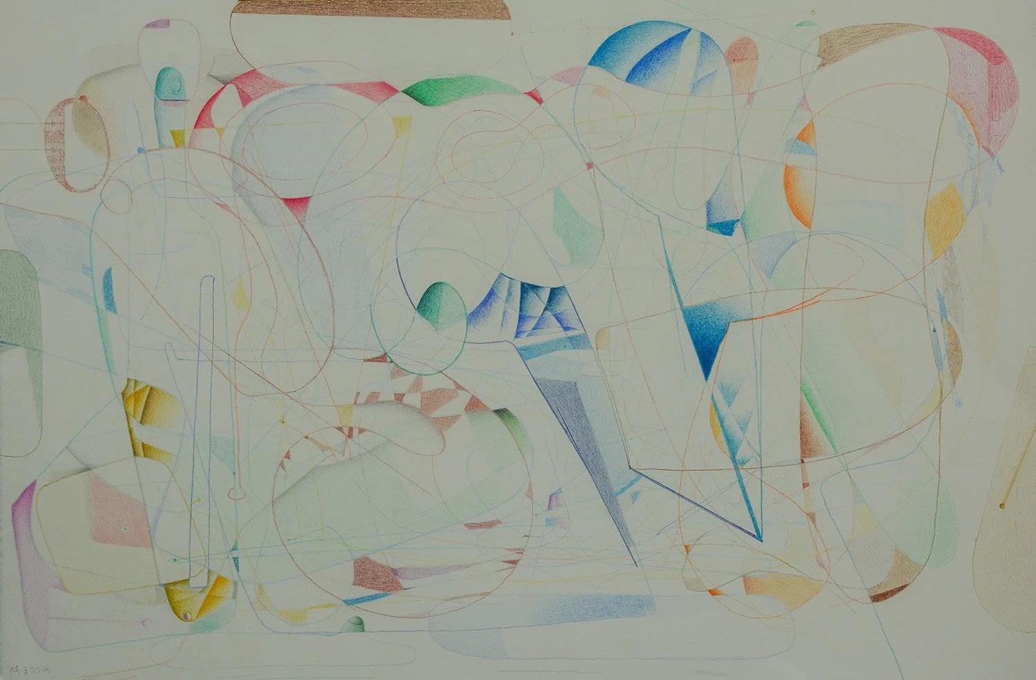 Abstract Drawing - Indian Red Bracelet