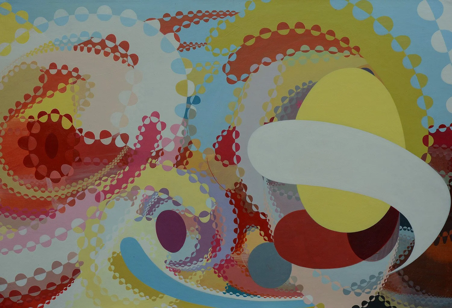 Roseate Abstract-acrylic on board-5046-76x51cm
