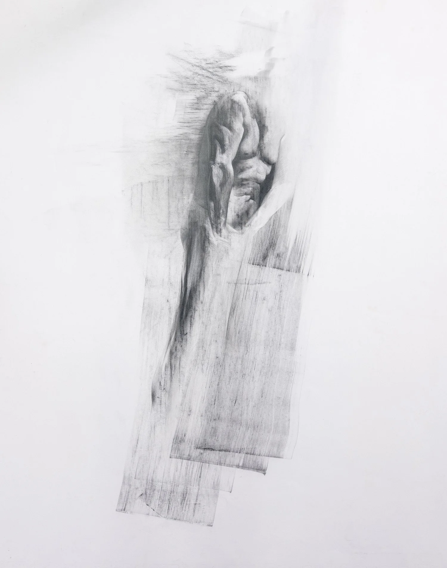 Torso leaning-76x76 cm