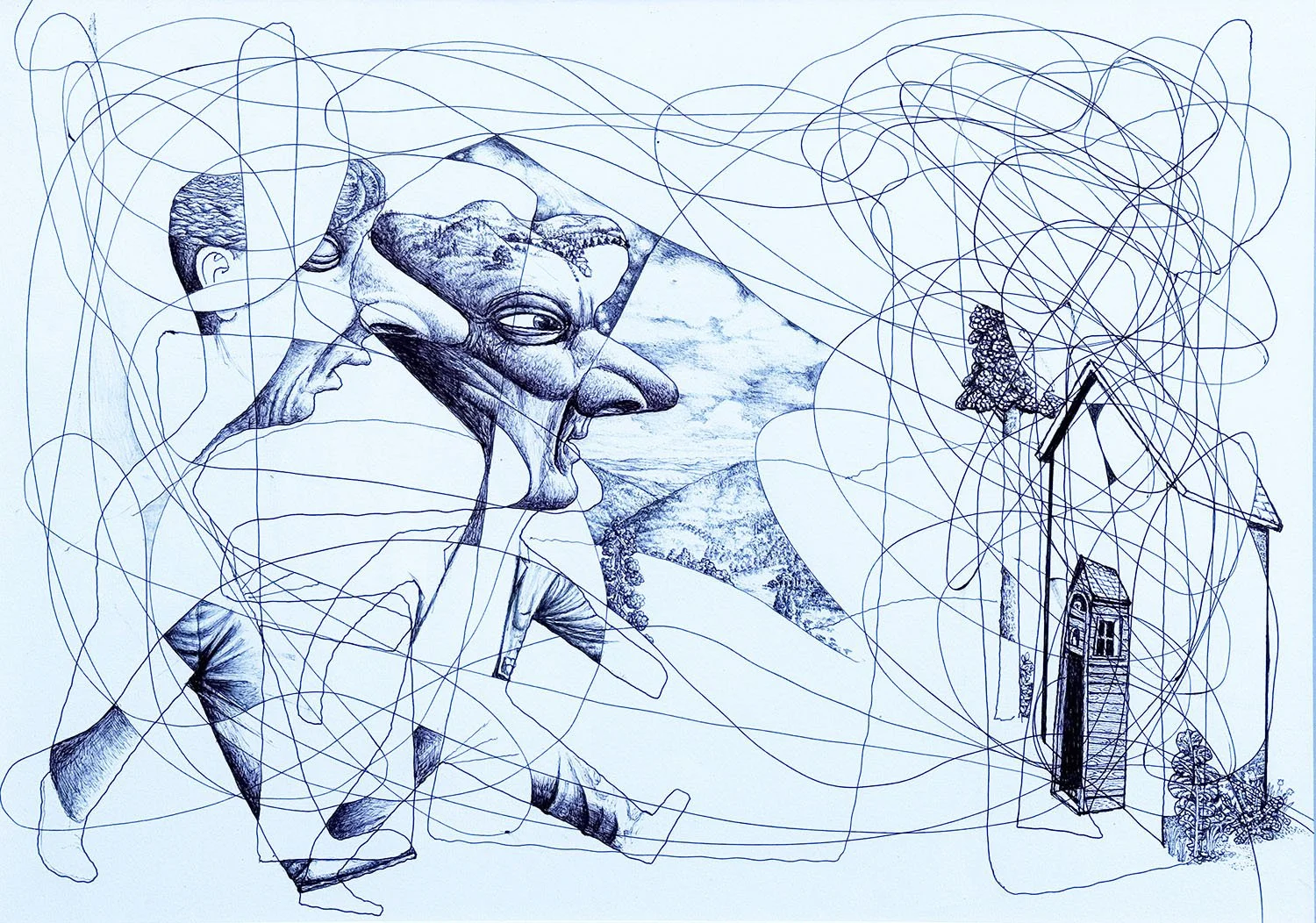 Walking through sunlit uplands