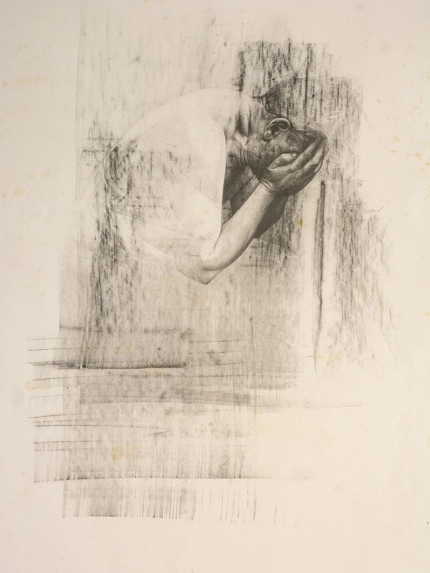 Thinker-pencil on paper-5073-59x84 cm