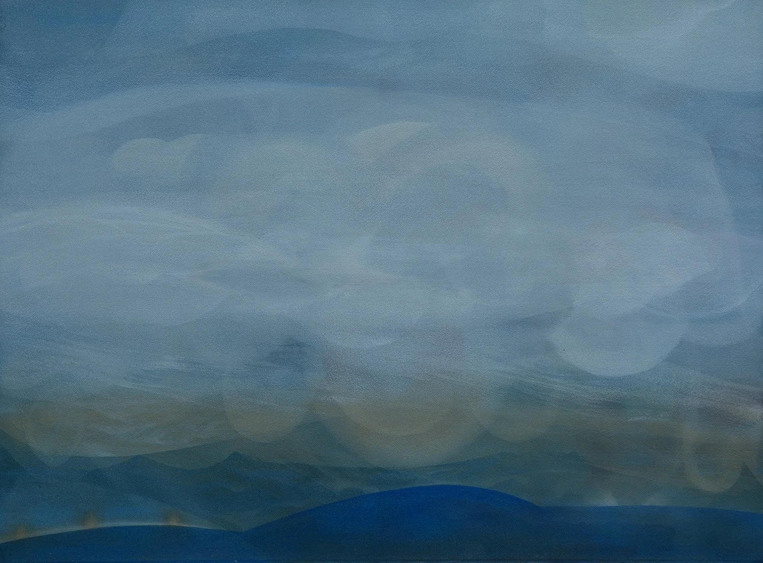 Cloudscape Ochre Band-Acrylic on paper-5053-58x42 cm.jpg