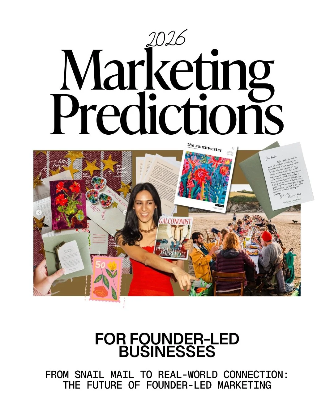 2026 will belong to the founders who stop optimising for follower counts and start building real connection, using a combination of offline and online marketing techniques.

&ldquo;In a world where everything is available everywhere, one thing is bec