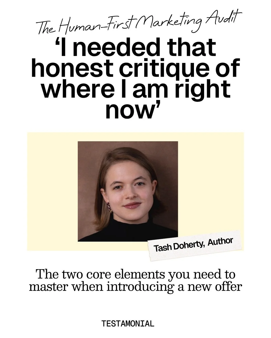 What I&rsquo;ll never tell you to do in your Audit: 

1. Create face-to-video content (if you don&rsquo;t enjoy it).
2. Post a generic number of times a week.
3. Send a lengthy newsletter &lsquo;just cos&rsquo;. 
4. Spend more money on your website, 