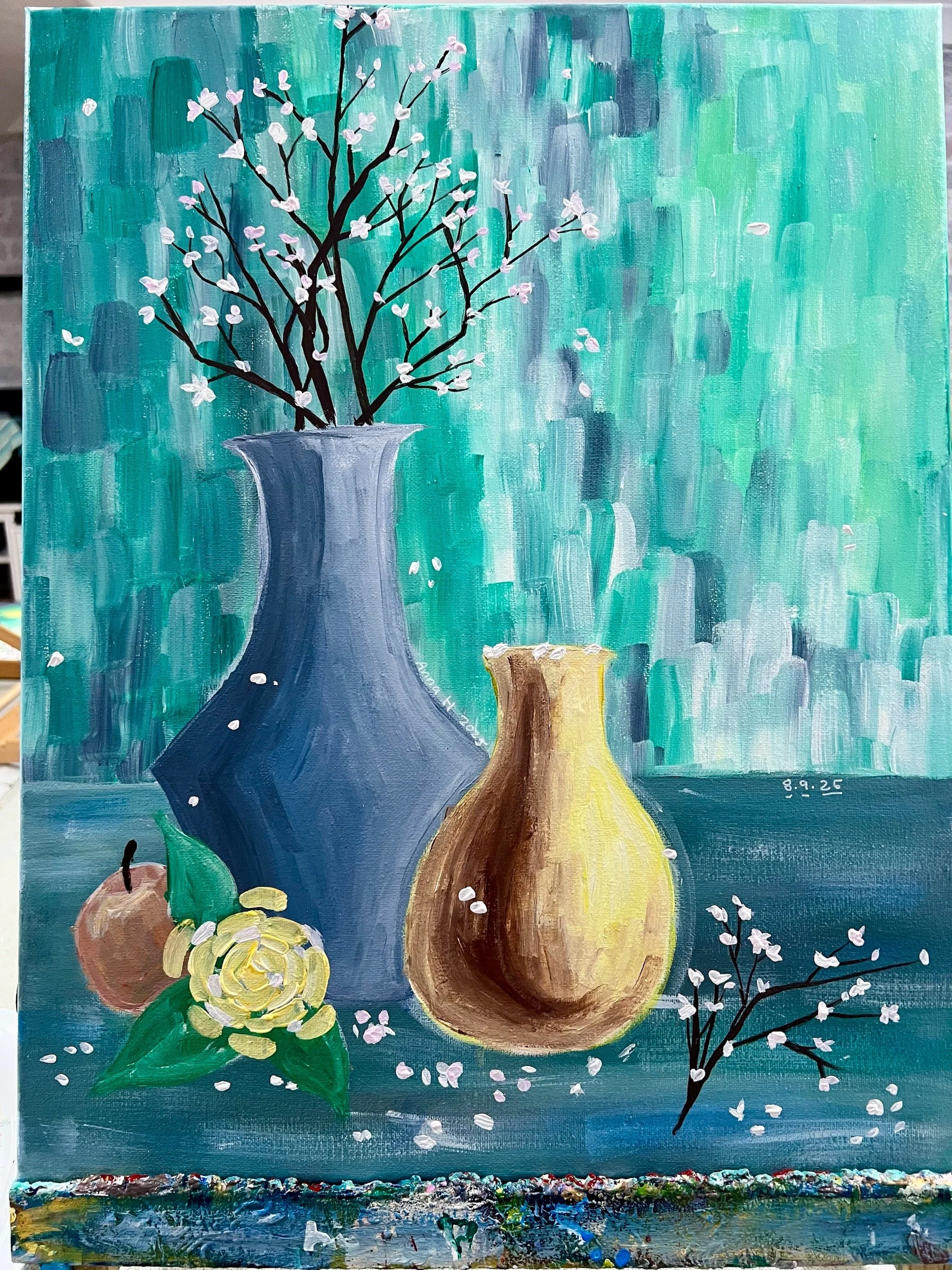 Cherrybrook Art Class Cherry Tree Art Studio Children's Acrylic Painting tutoring tutor still life 13.JPG