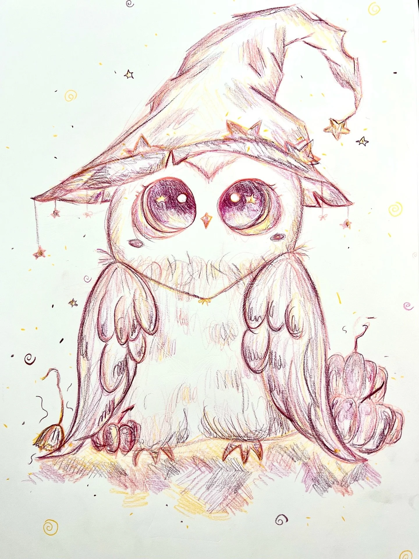 Happy Halloween!! 🎃 👻 

Lots of sweets went home tonight, don&rsquo;t forget to brush your teeth! ❤️

#studentshowcase #cherrybrook #artclassesforkids #cherrytreeartstudio #studentart #kidsdrawing #pencilartwork #studentartwork #illustration #owl #