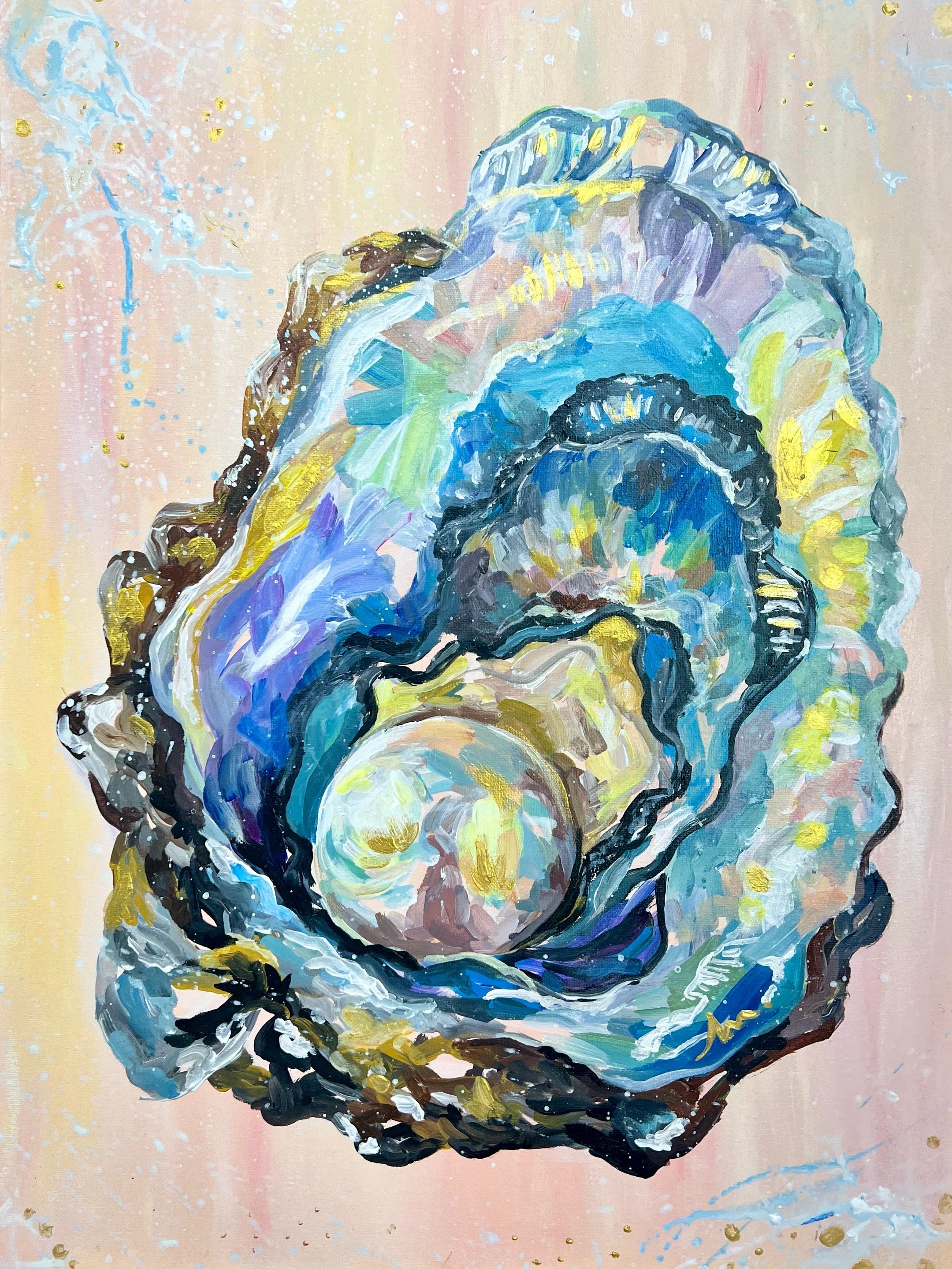 Cherry tree art studio tutor cherrybrook senior high scrylic painting.JPG