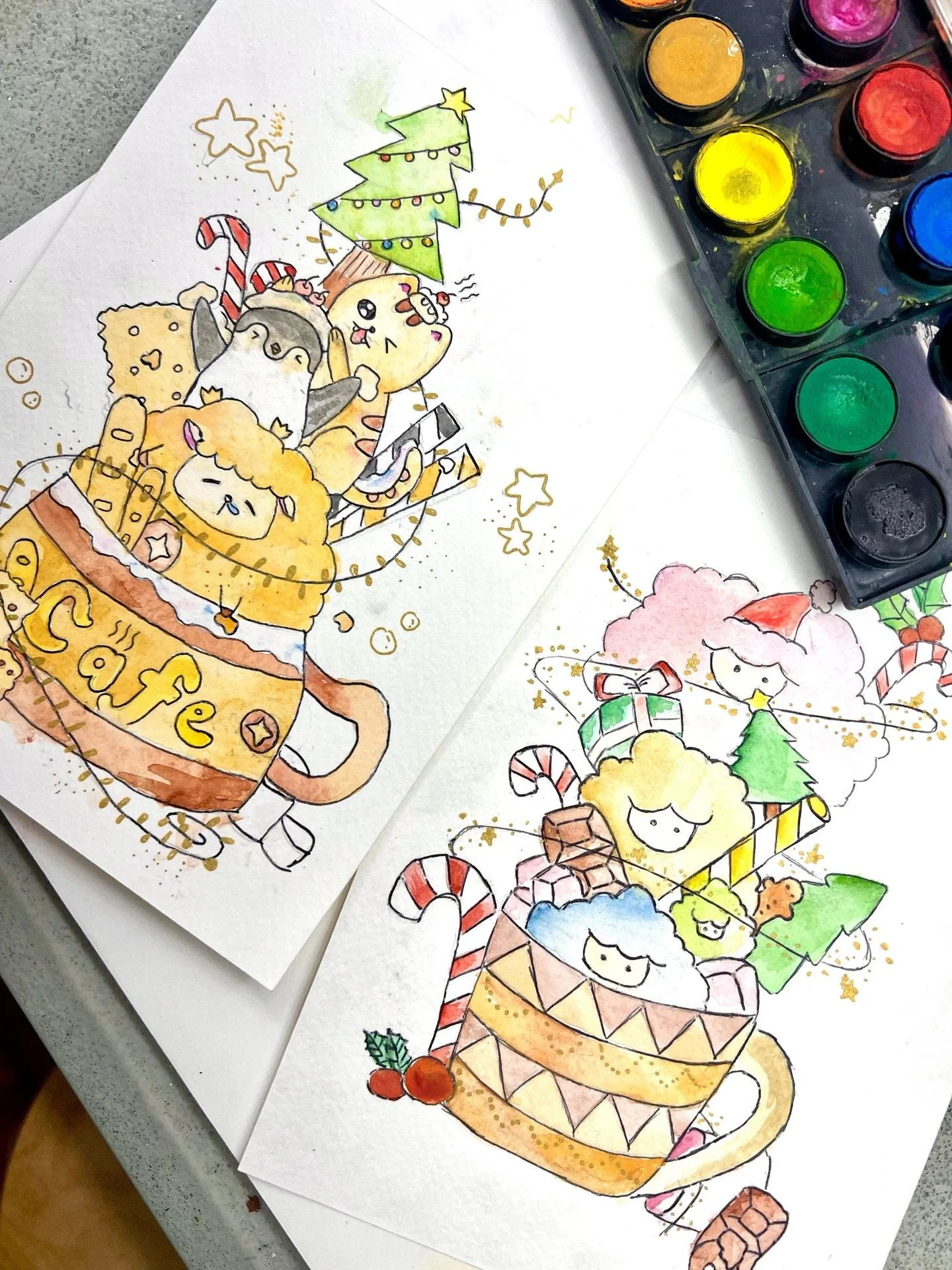 Loving these adorable Christmas character designs!🎄
Which one is your favourite? 

#cherrytreeartstudio #cherrybrookartclass #studentshowcase #kidsartclass #artforkids #creativekids #artworkshop #arteducation #kidscreativity #australianartstudio #me