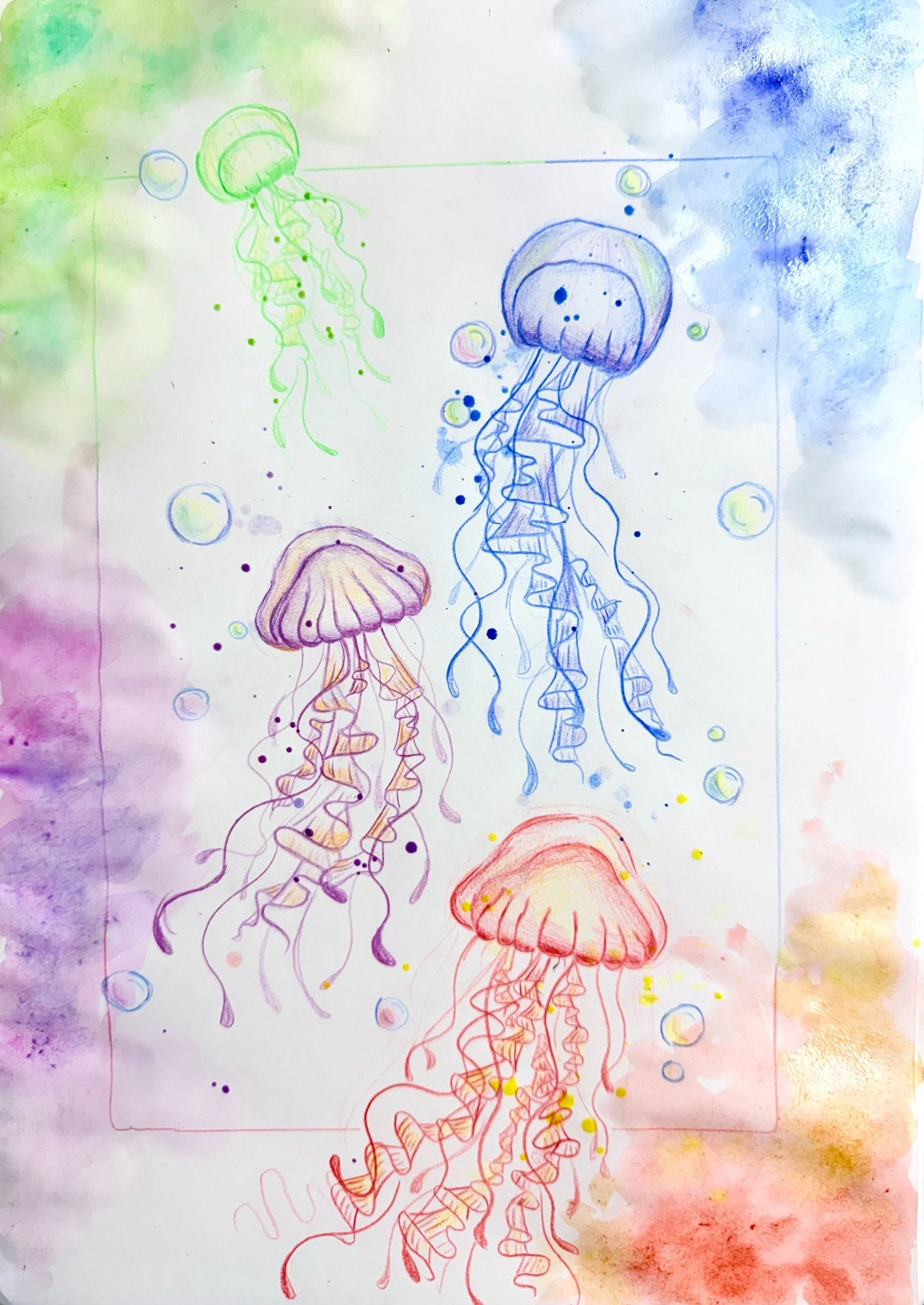 Cherry Tree Art Studio Cherrybrook Jellyfish Art1.JPG