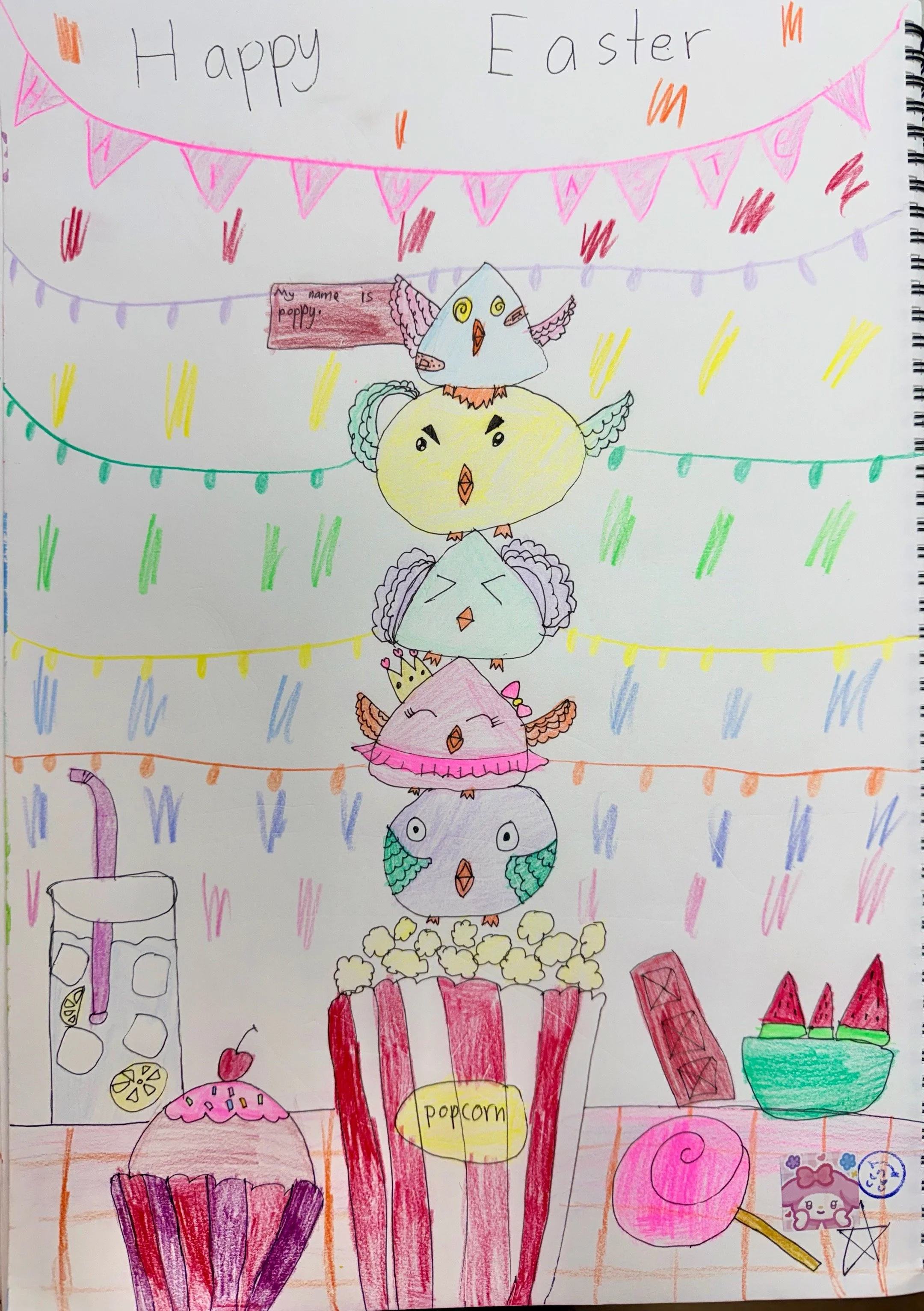 Cherry Tree Art Studio Cherrybrook angry bird stack.JPG