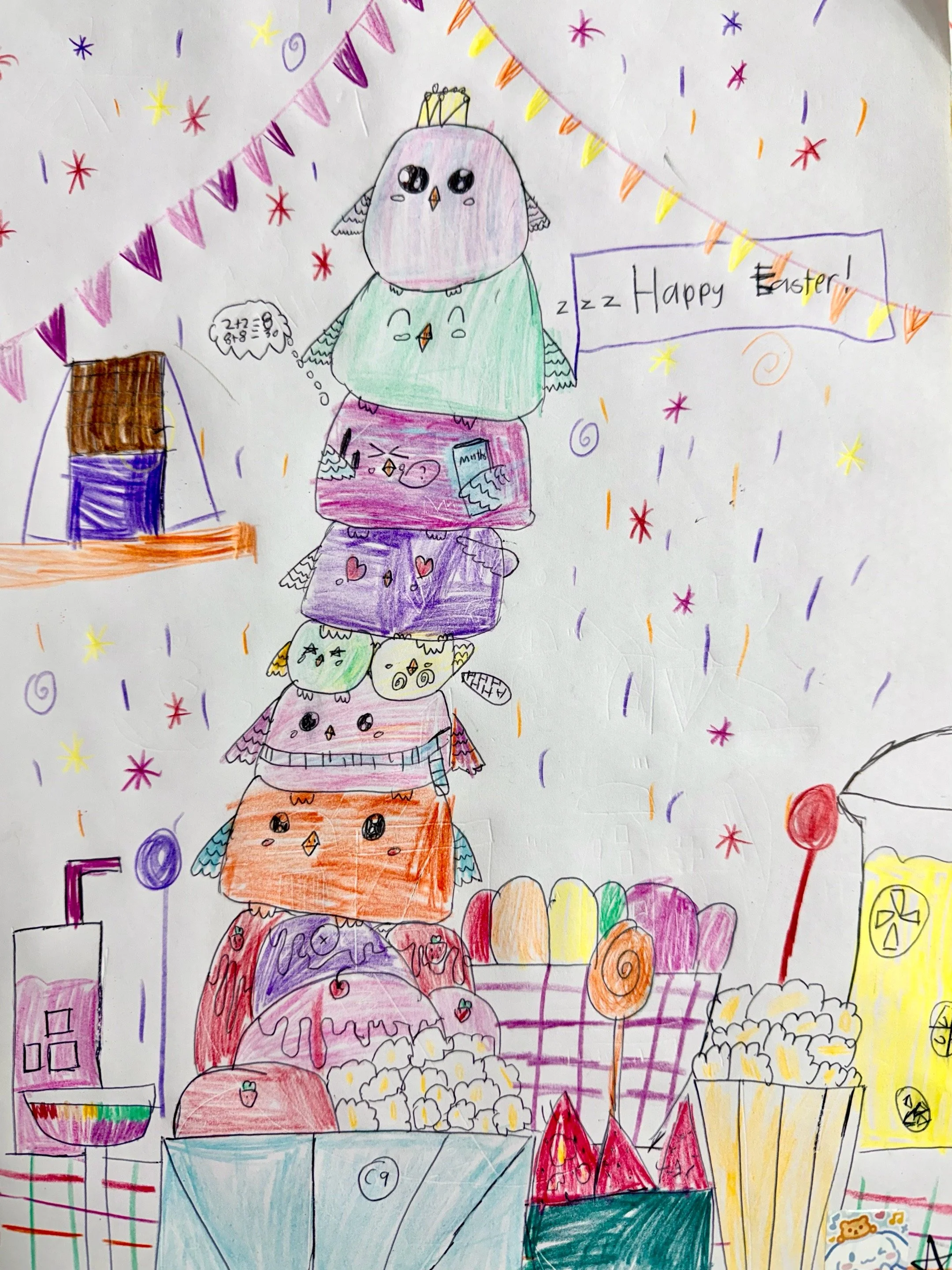 Cherry Tree Art Studio Cherrybrook angry bird stack2.JPG