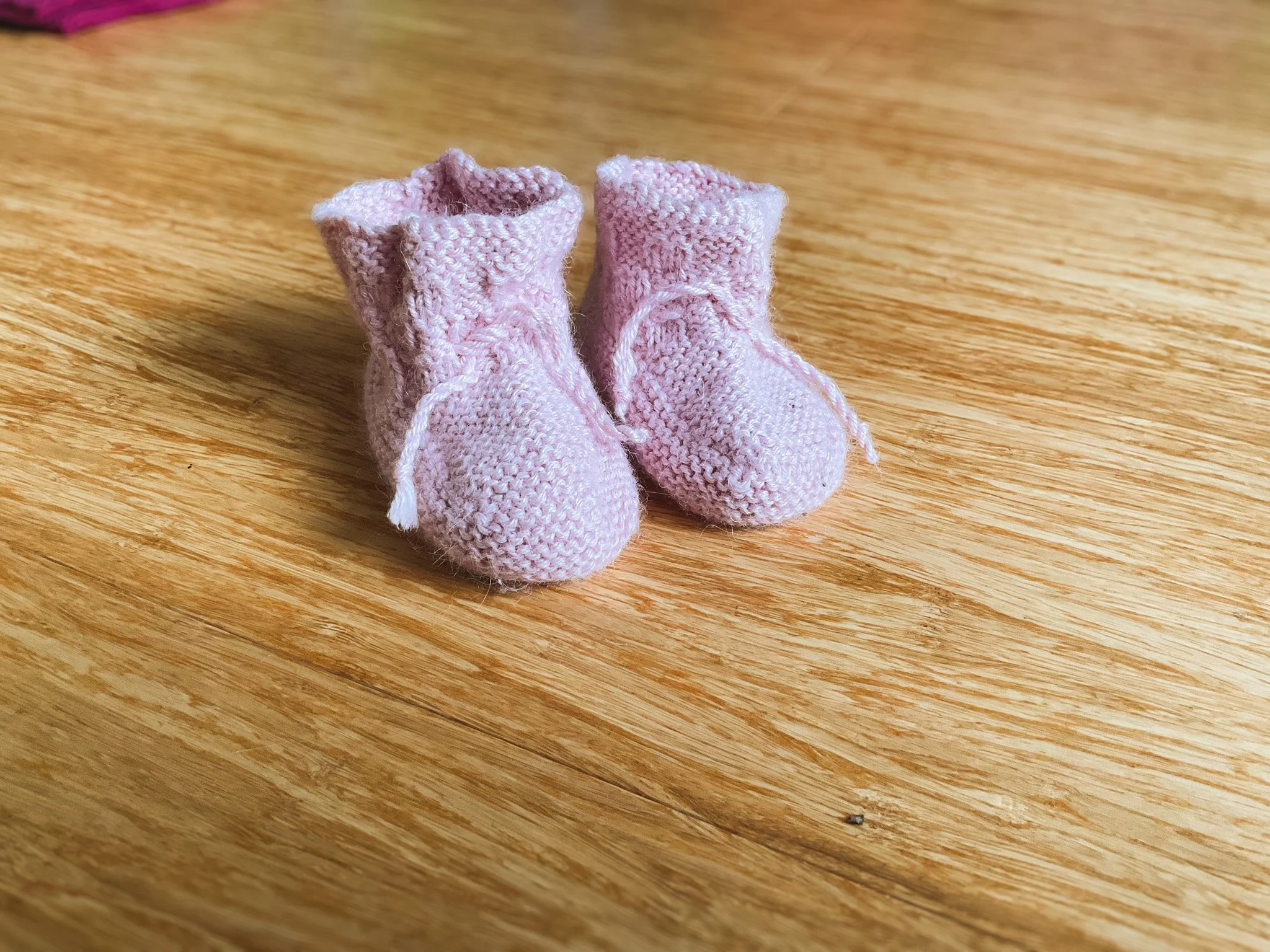 Baby Pink Booties
