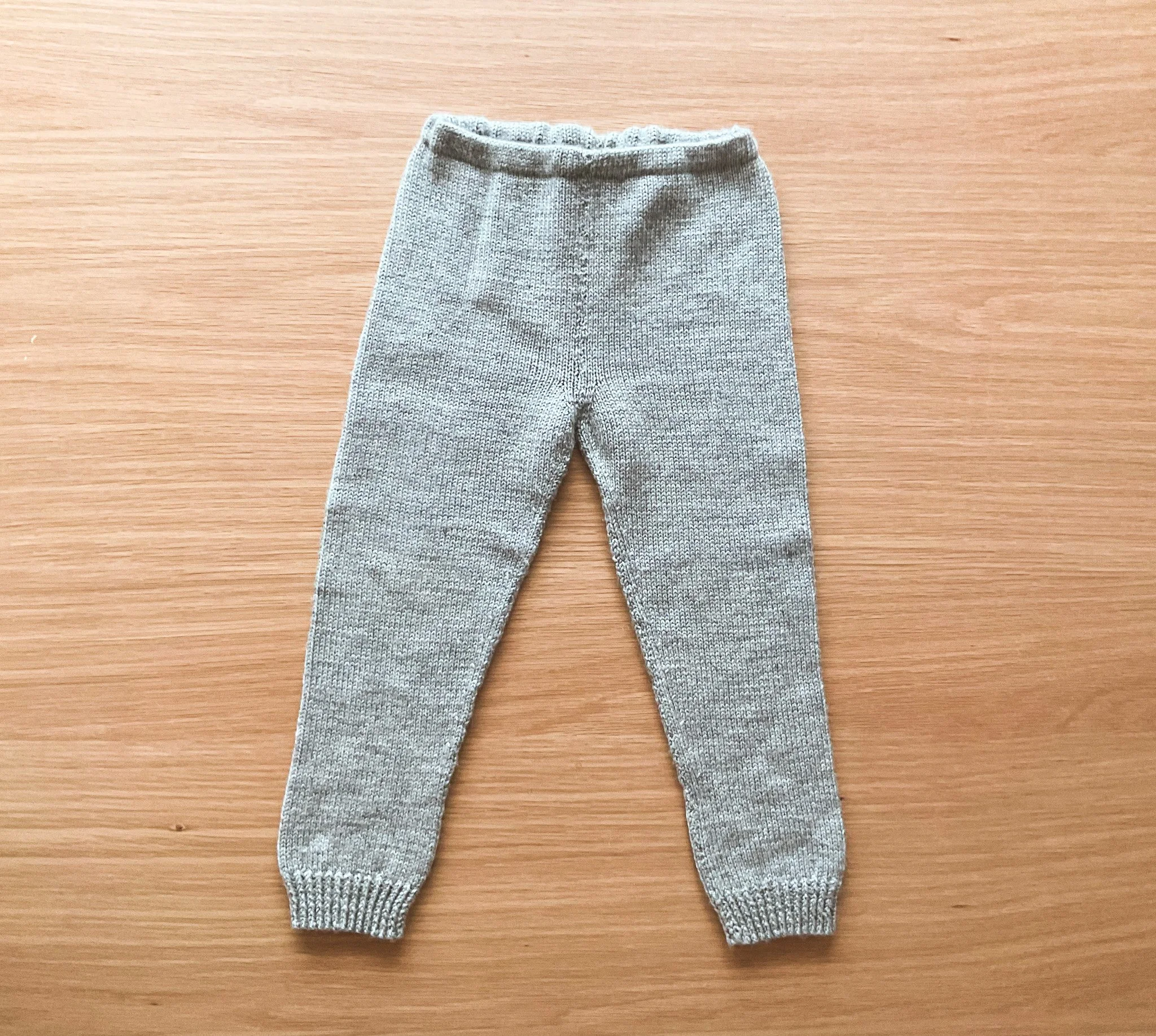 Grey Knit Trousers