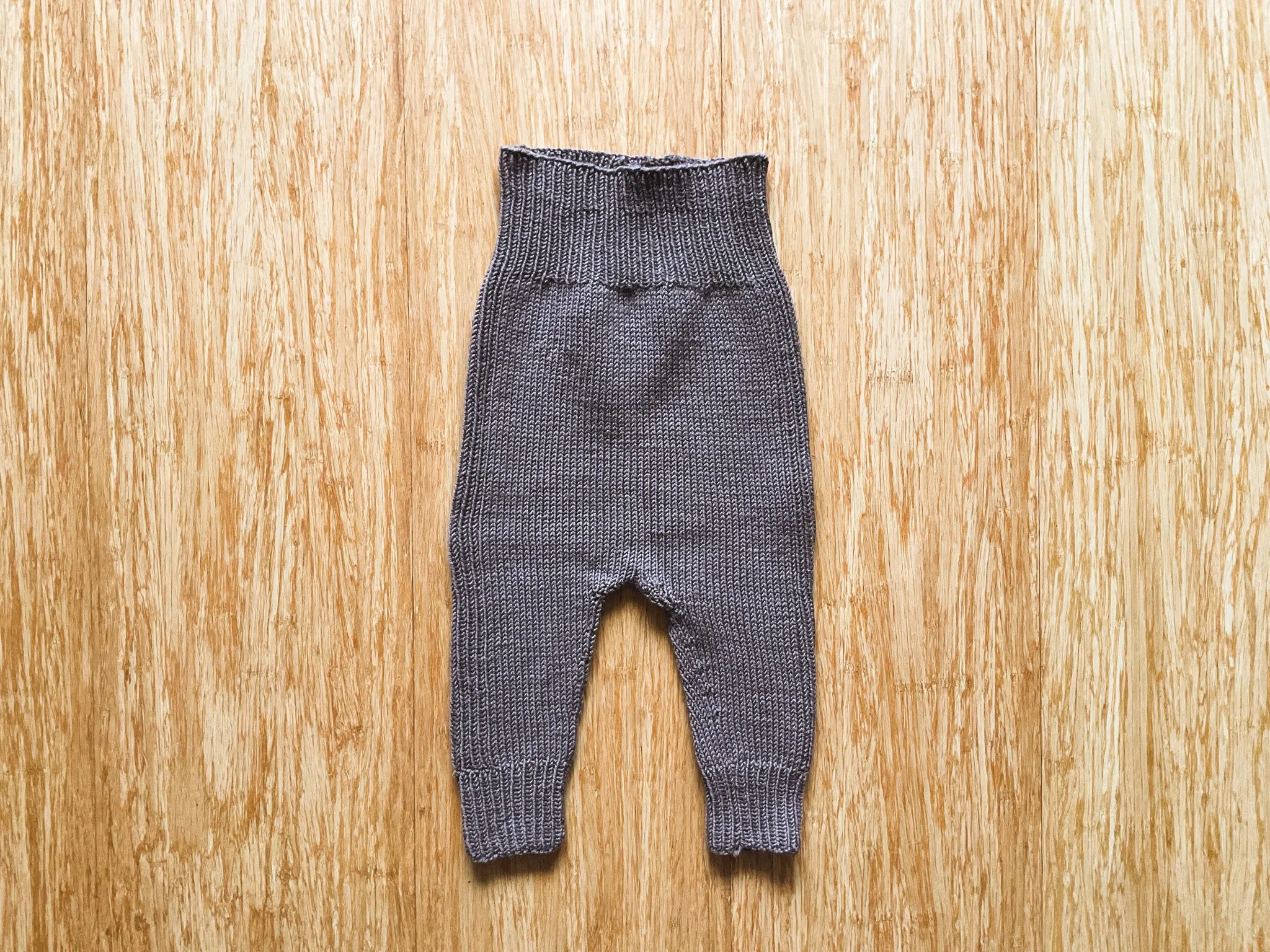 Grey Mauve Knit Trousers