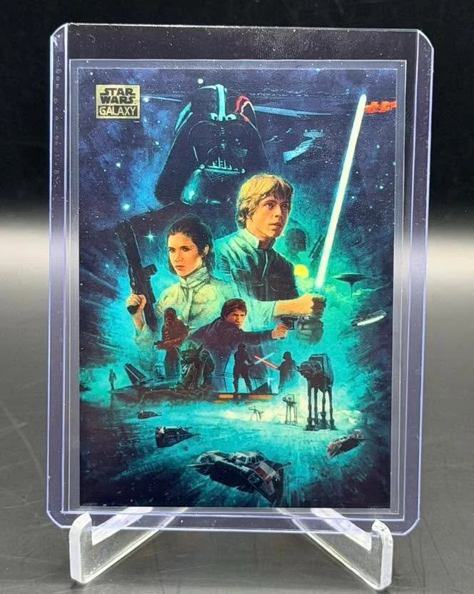 An awesome pull from Topps Star Wars Chrome Galaxy!!!
Making a Jedi - 1/1 Superfractor !!!