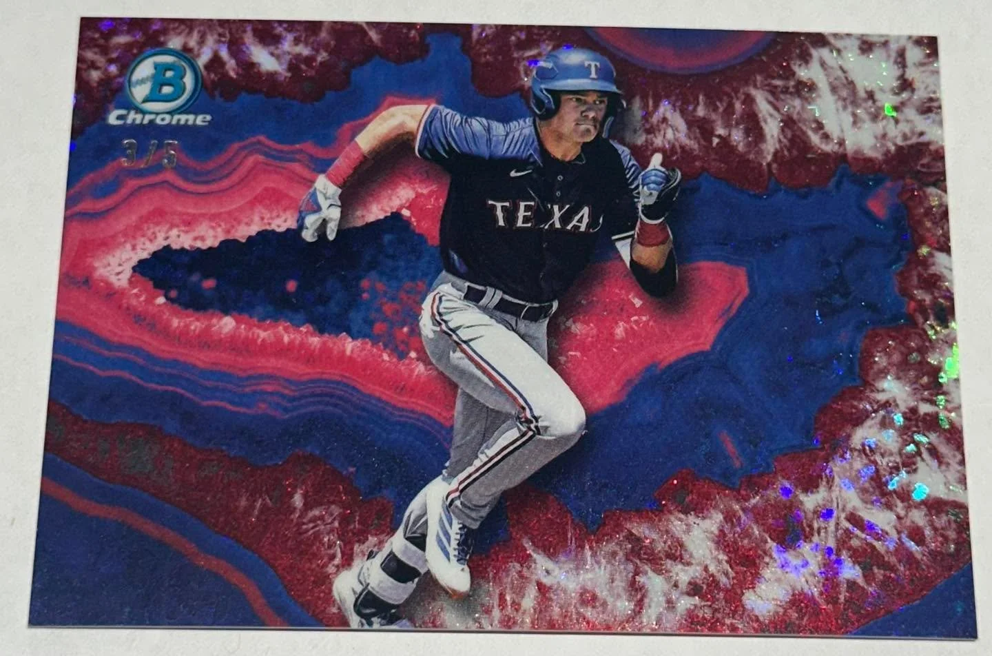 2 more big hits from Bowman Draft!!
Gavin Fein Crystallized Red /5 !!!
Eli Willits Crystallized !!!