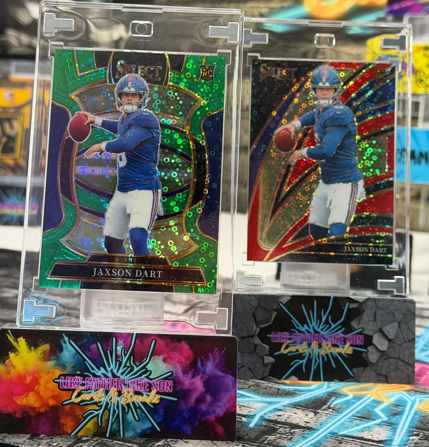 Both pulled in the same box of Select H2 !!!
Jaxson Dart /5 and /49 !!!