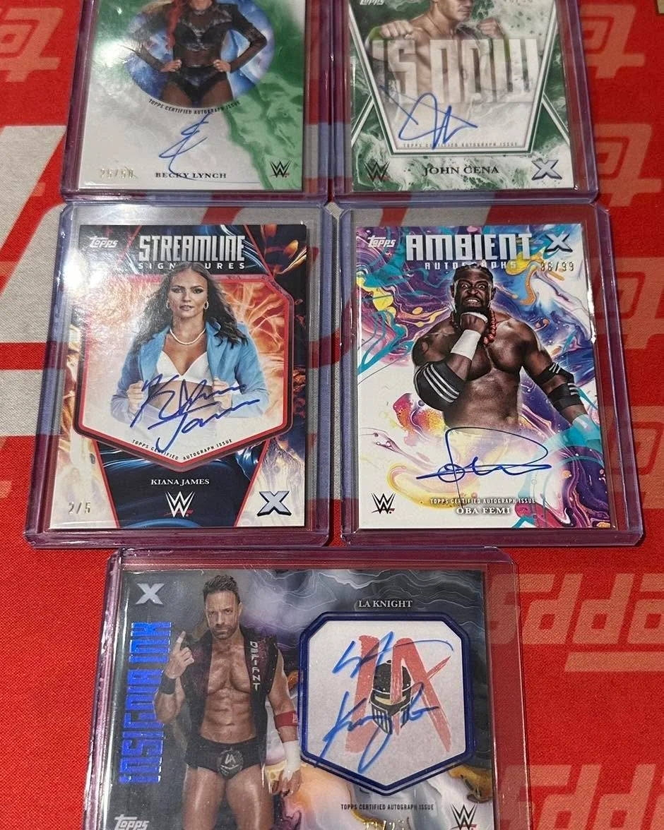 Really nice hits from Topps WWE Exalted yesterday !!!
