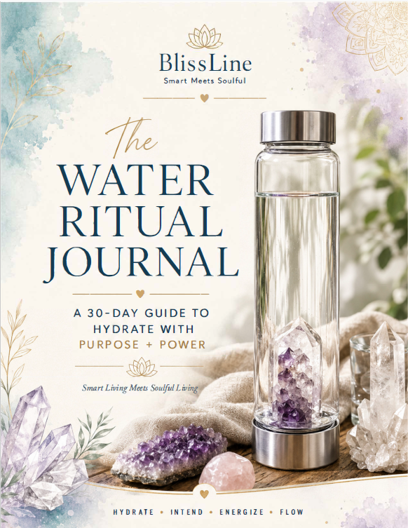 The BlissLine Water Ritual Journal | Mindful Hydration & Wellness Tracker