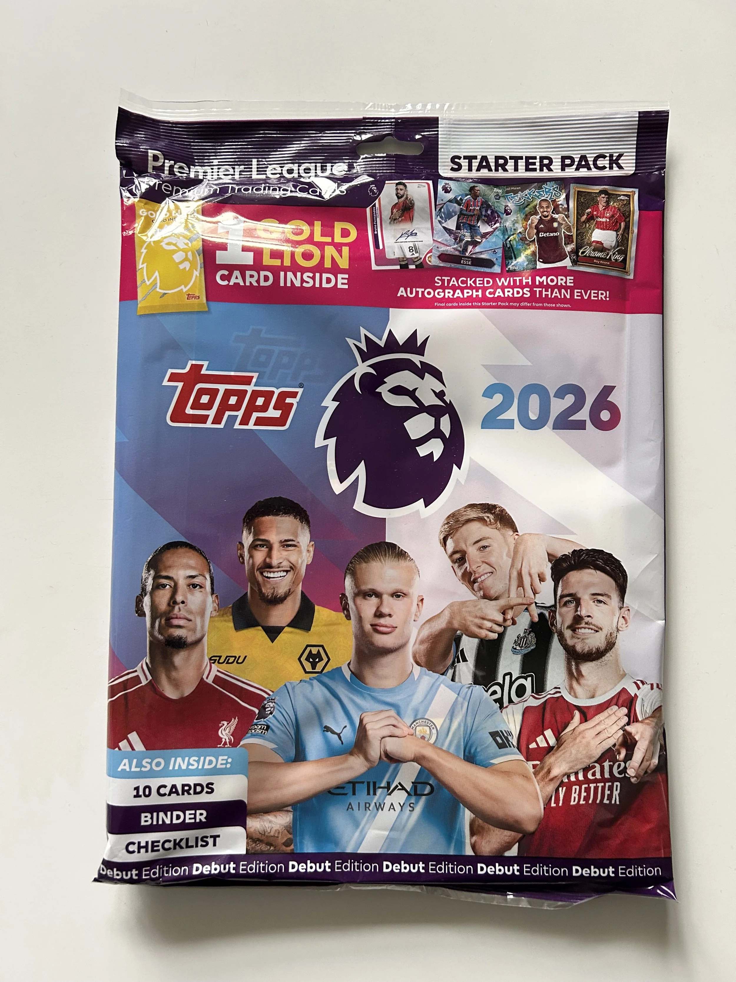 ⚽ Topps Premier League 2026 Starter Pack Trading Cards
