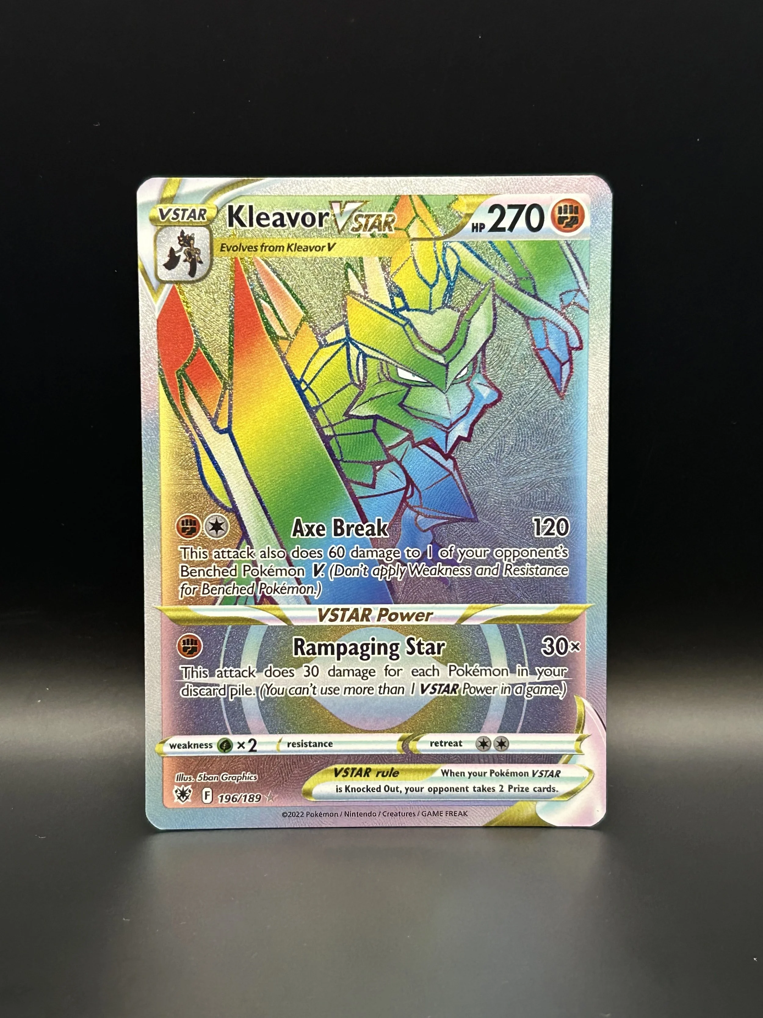 Kleavor VSTAR (Secret) 196/189 Ultra Rare Astral Radiance NM-LP