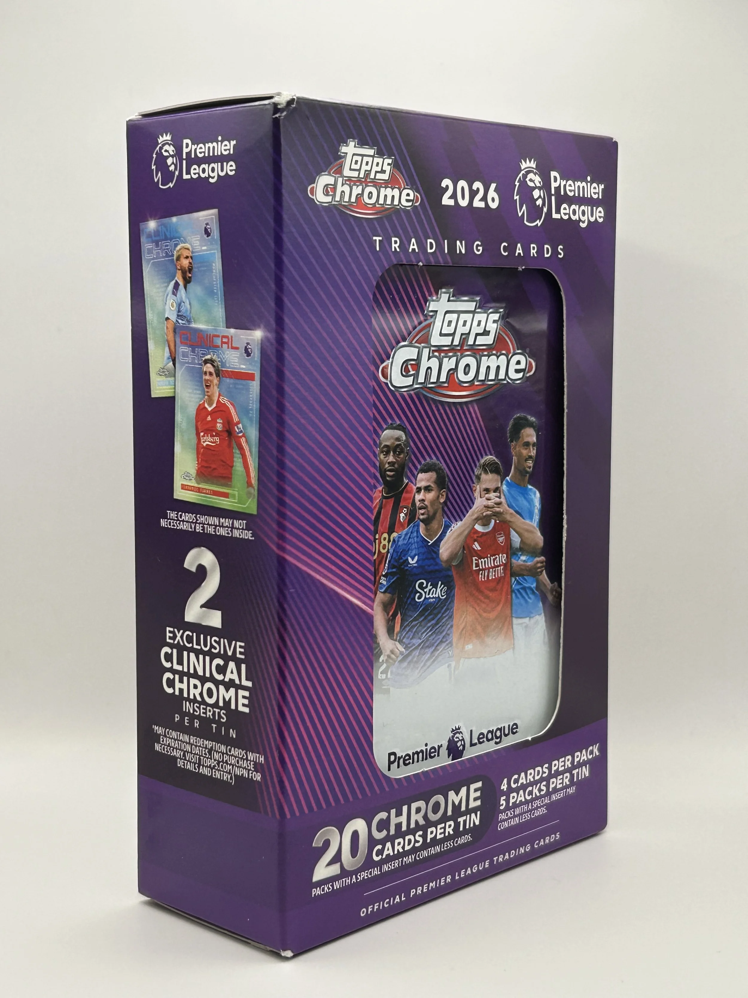 Topps Chrome Premier League 2026 Tin