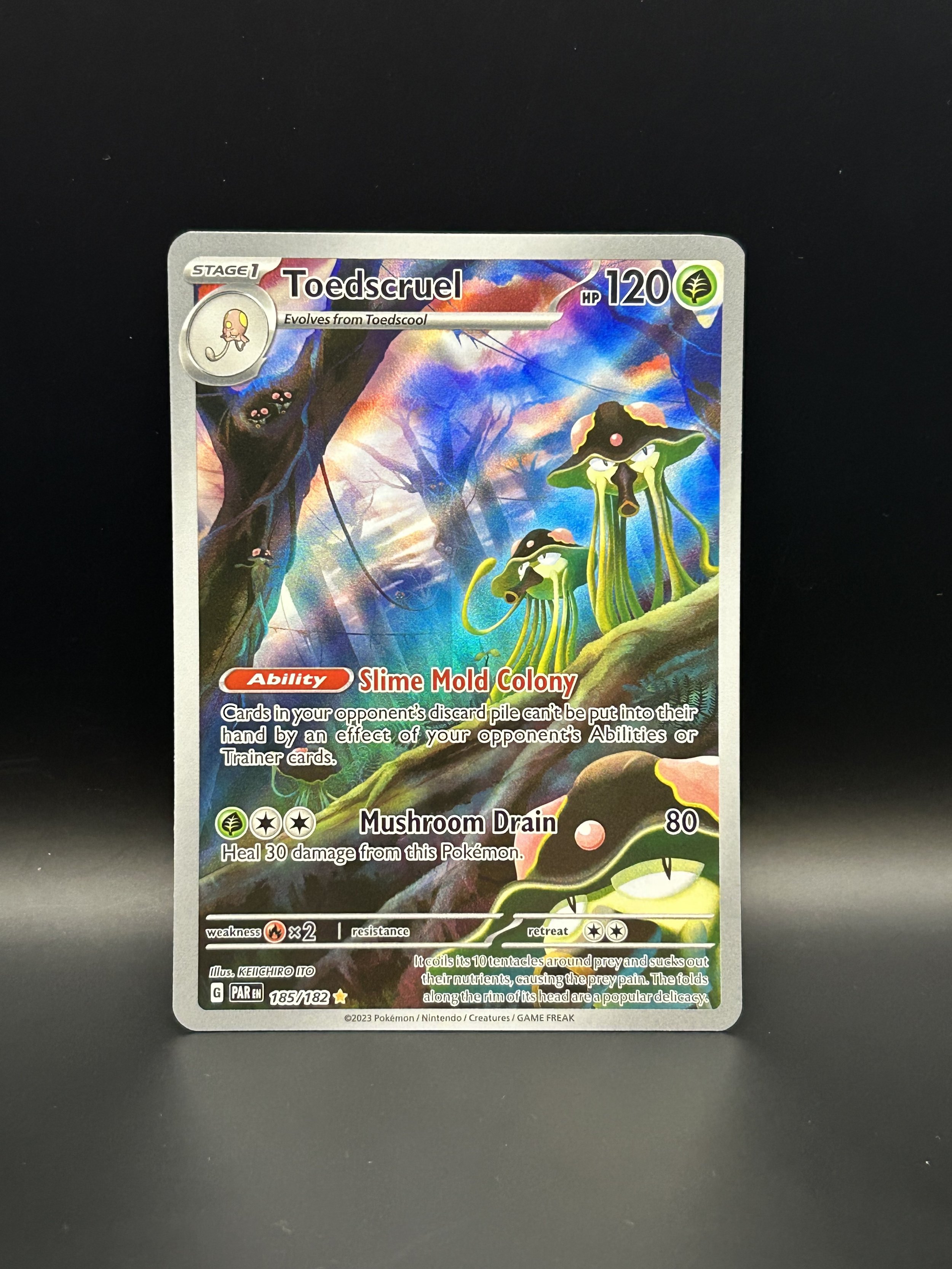 Toedscruel 185/182 Illustration Rare Paradox Rift NM-LP