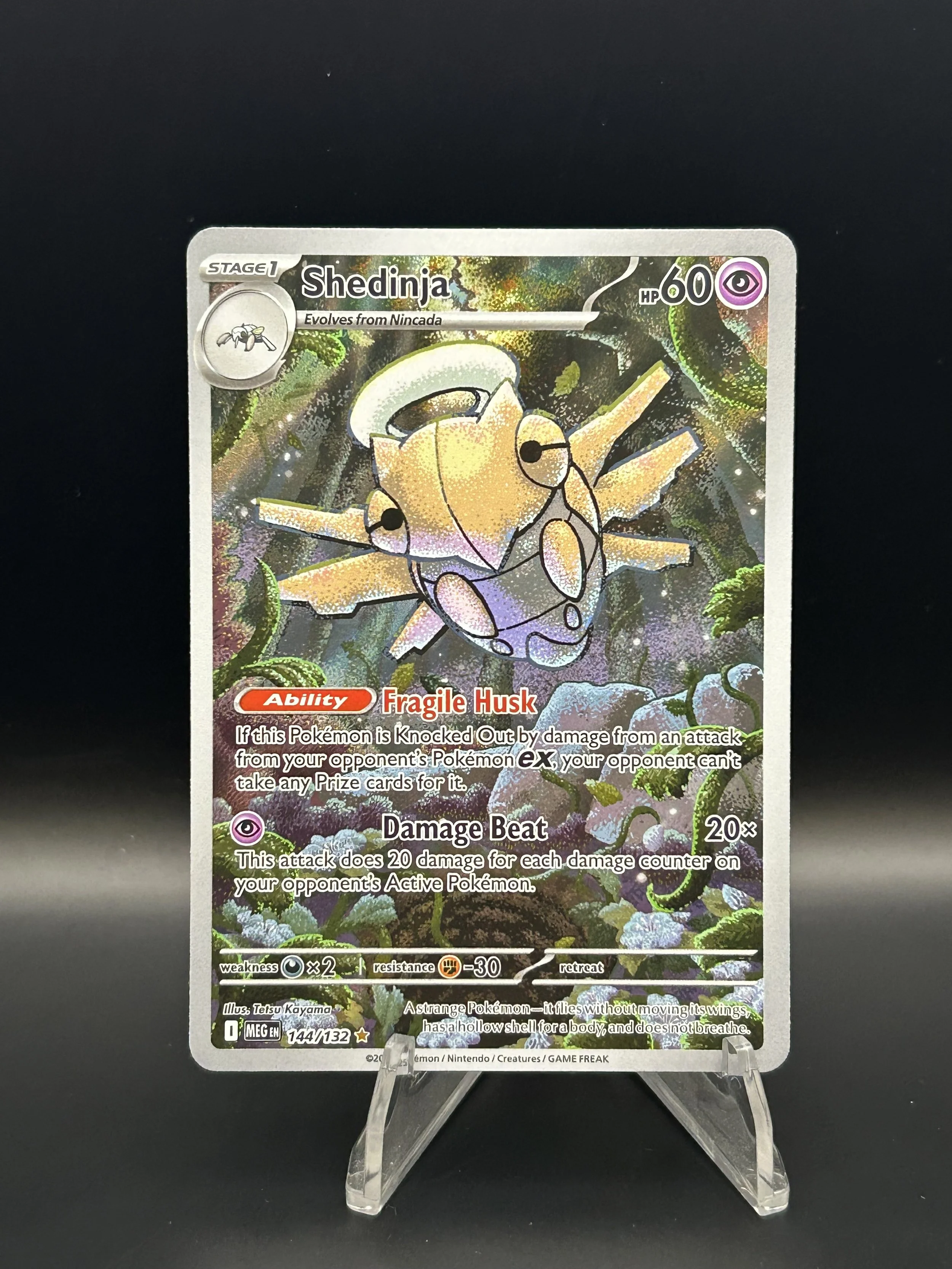 Shedinja 144/132 Illustration Rare Mega Evolution NM-LP