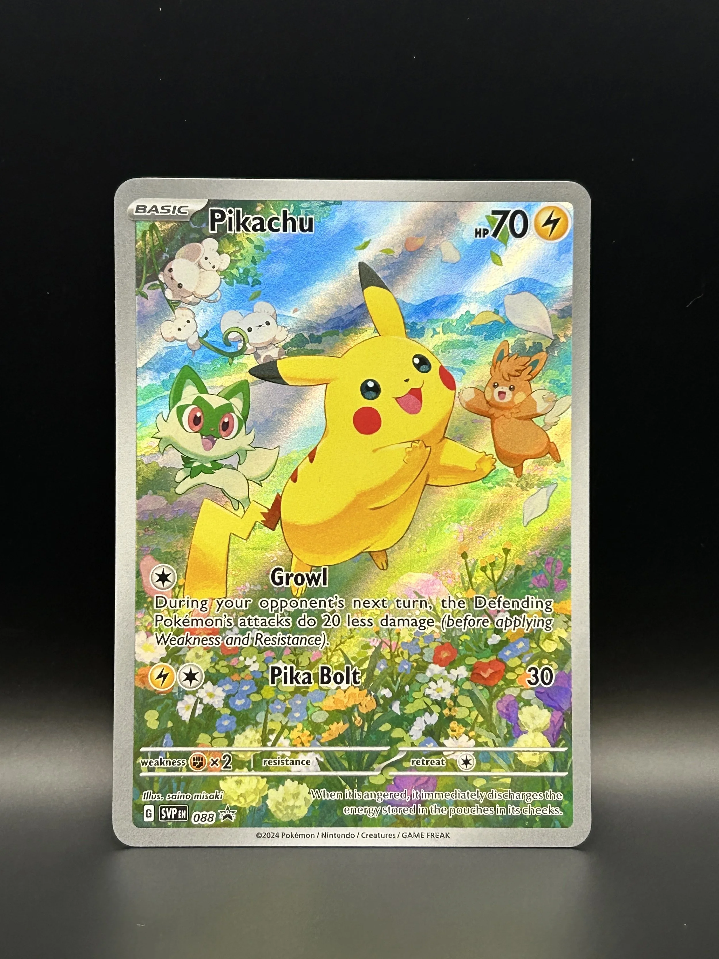 Pikachu 088 Promo Scarlet & Violet Promo NM-LP
