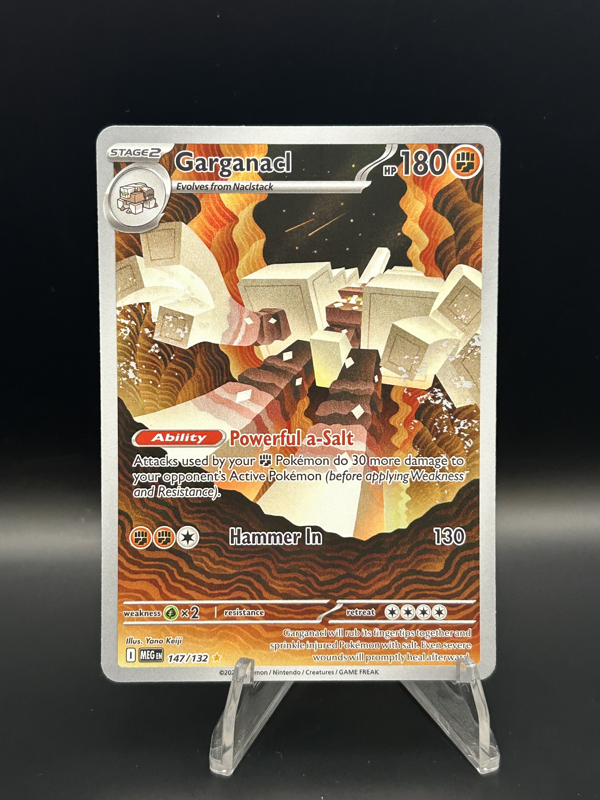 Garganacl 147/132 Illustration Rare Mega Evolution NM-LP
