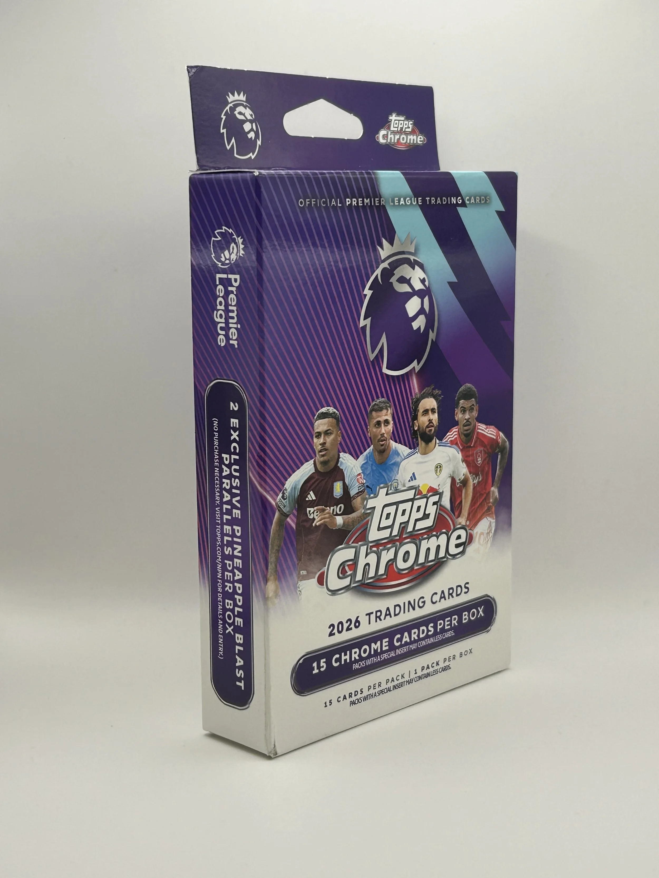 Topps Chrome Premier League 2026 Hanger Box